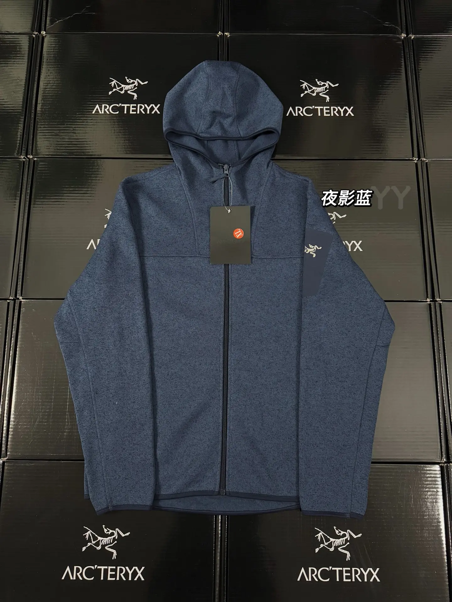 Covert Wool-Blend Fleece Hooded Jacket D26019355
