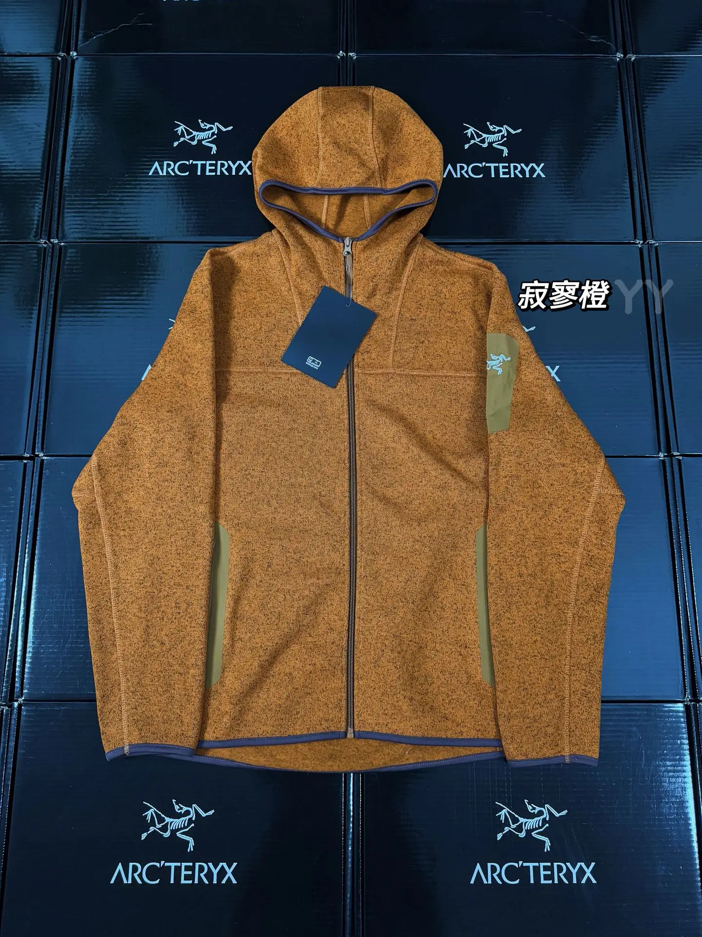 Covert Wool-Blend Fleece Hooded Jacket D26019352