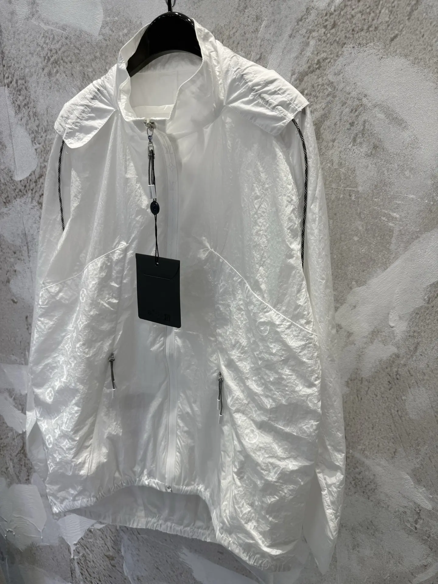 Monogram Jacquard Hooded Windbreaker D26512965 — view 3