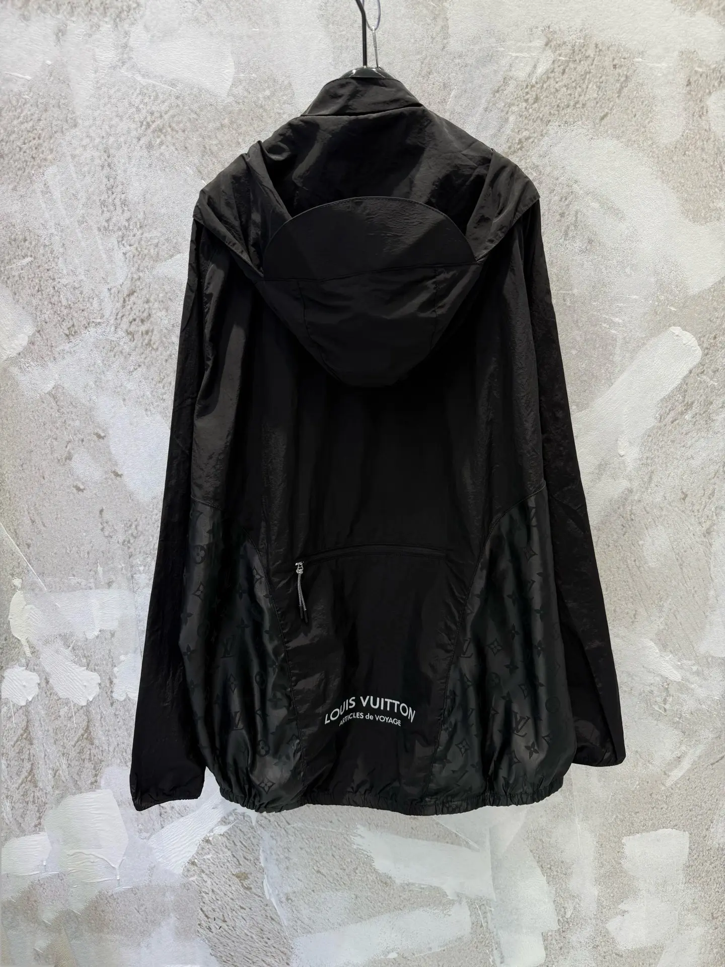Monogram Panel Hooded Windbreaker Jacket D26512964 — view 2