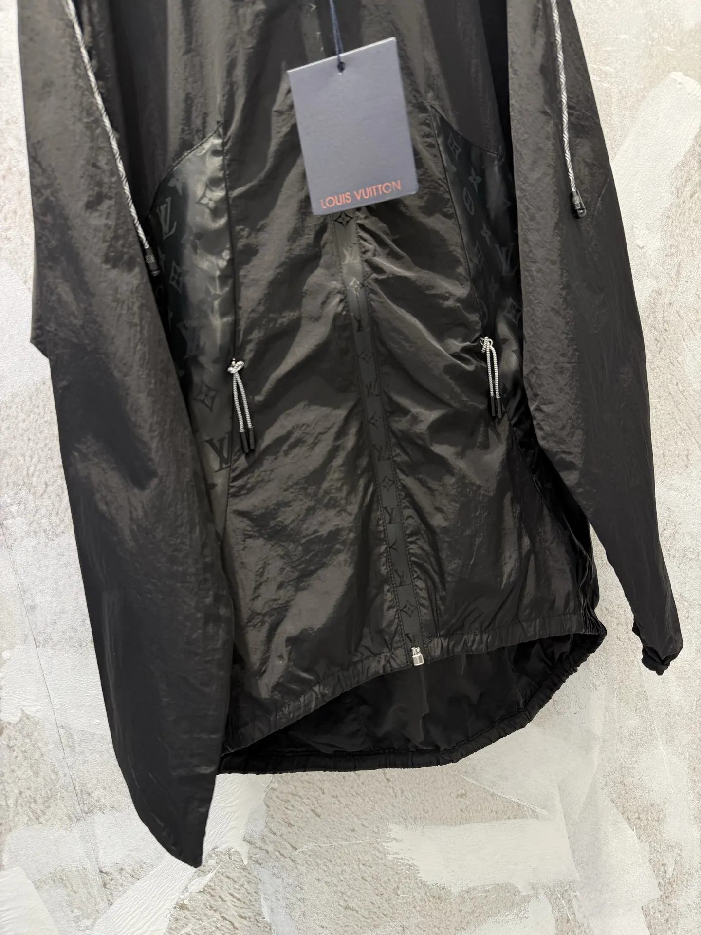 Monogram Panel Hooded Windbreaker Jacket D26512964 — view 4