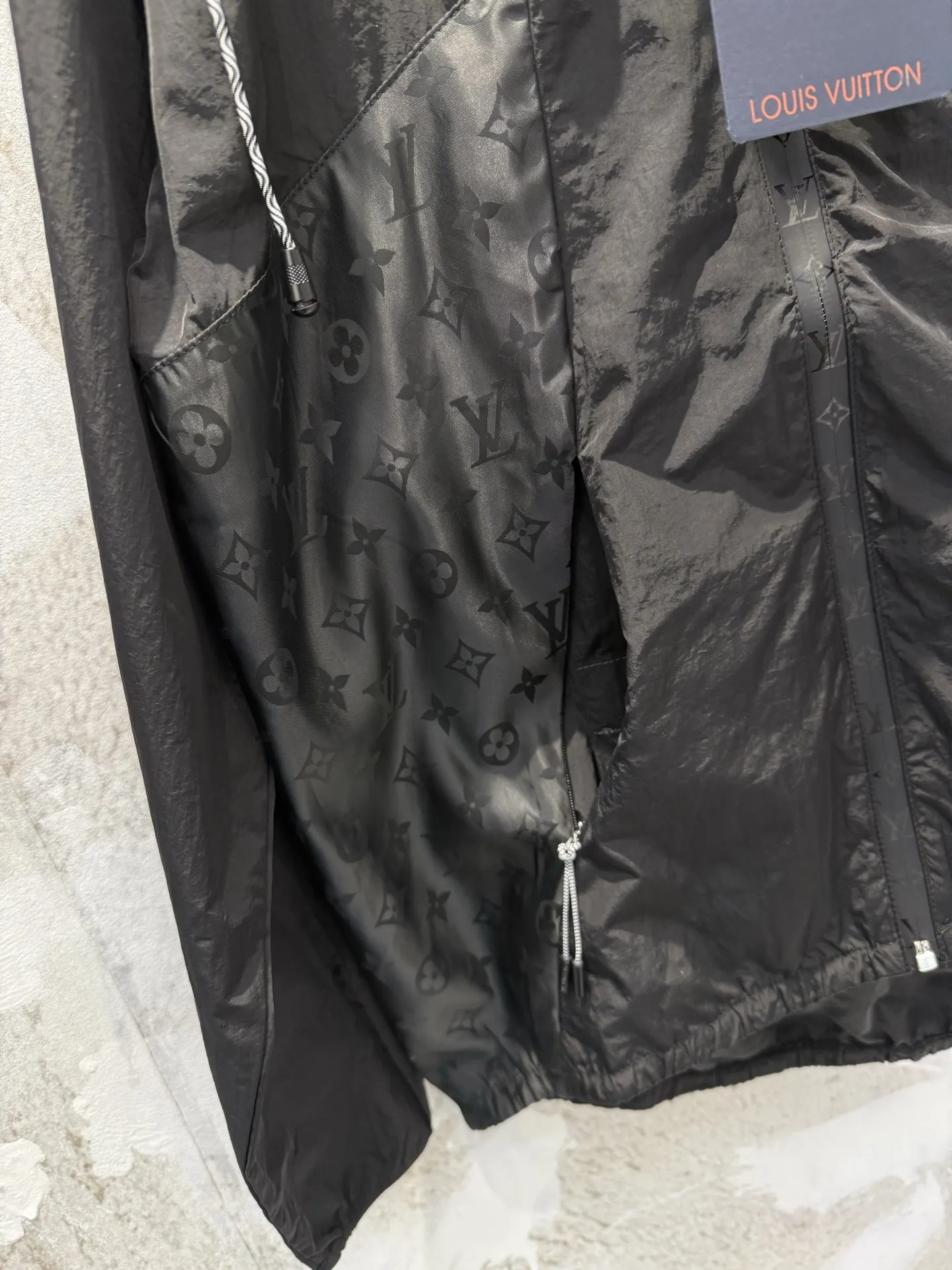 Monogram Panel Hooded Windbreaker Jacket D26512964 — view 5