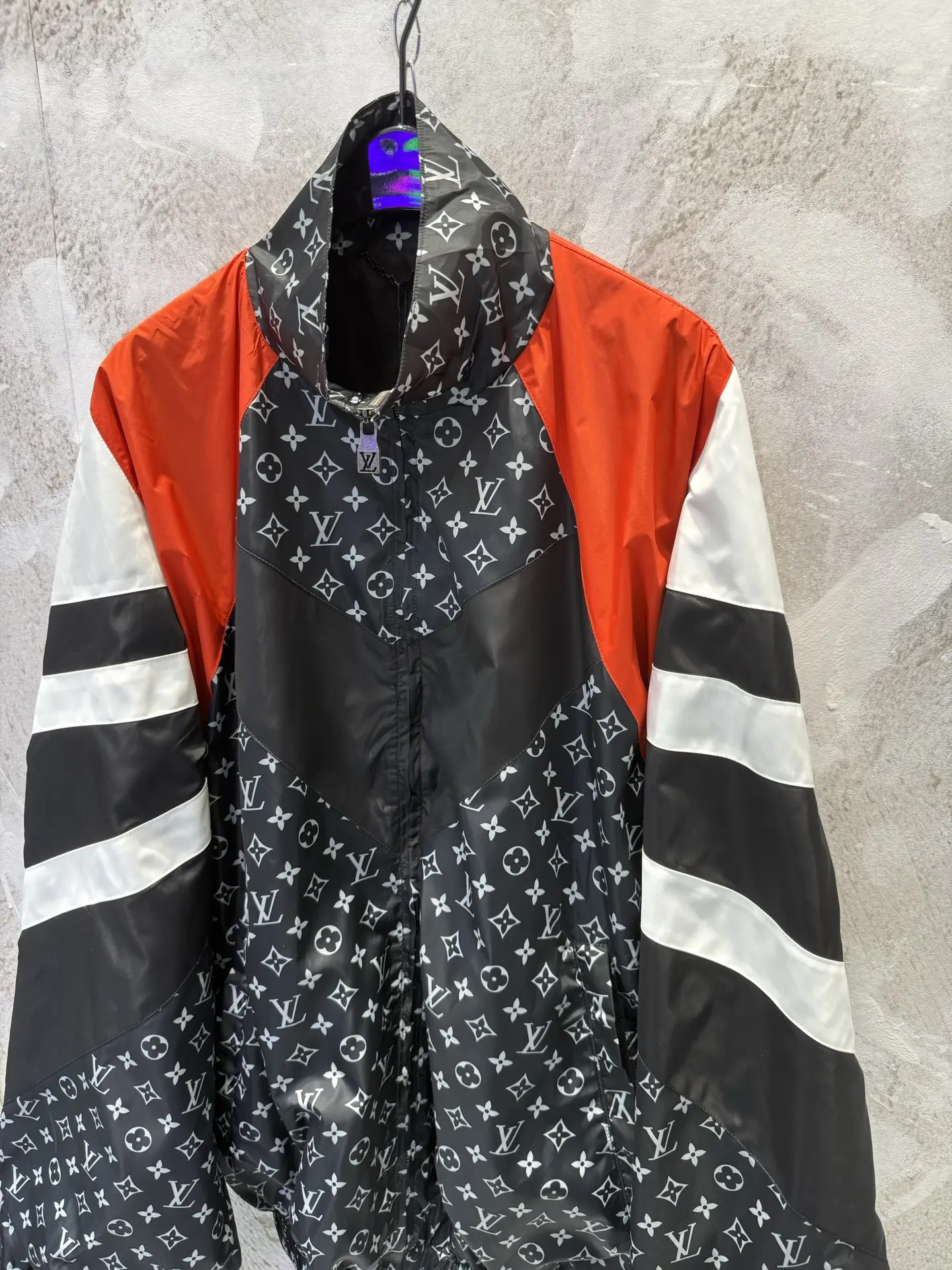 Monogram Color-Block Windbreaker Jacket D27012949 — view 3