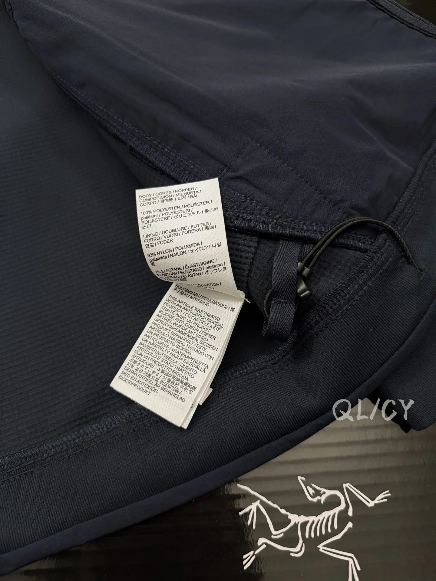 Waffle-Knit Zip-Up Performance Jacket D28019553 — view 9