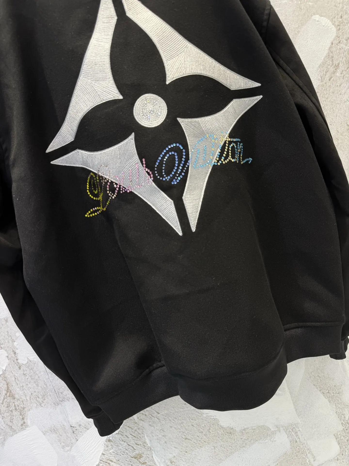 Embellished Monogram Bomber Jacket D31012947 — view 12