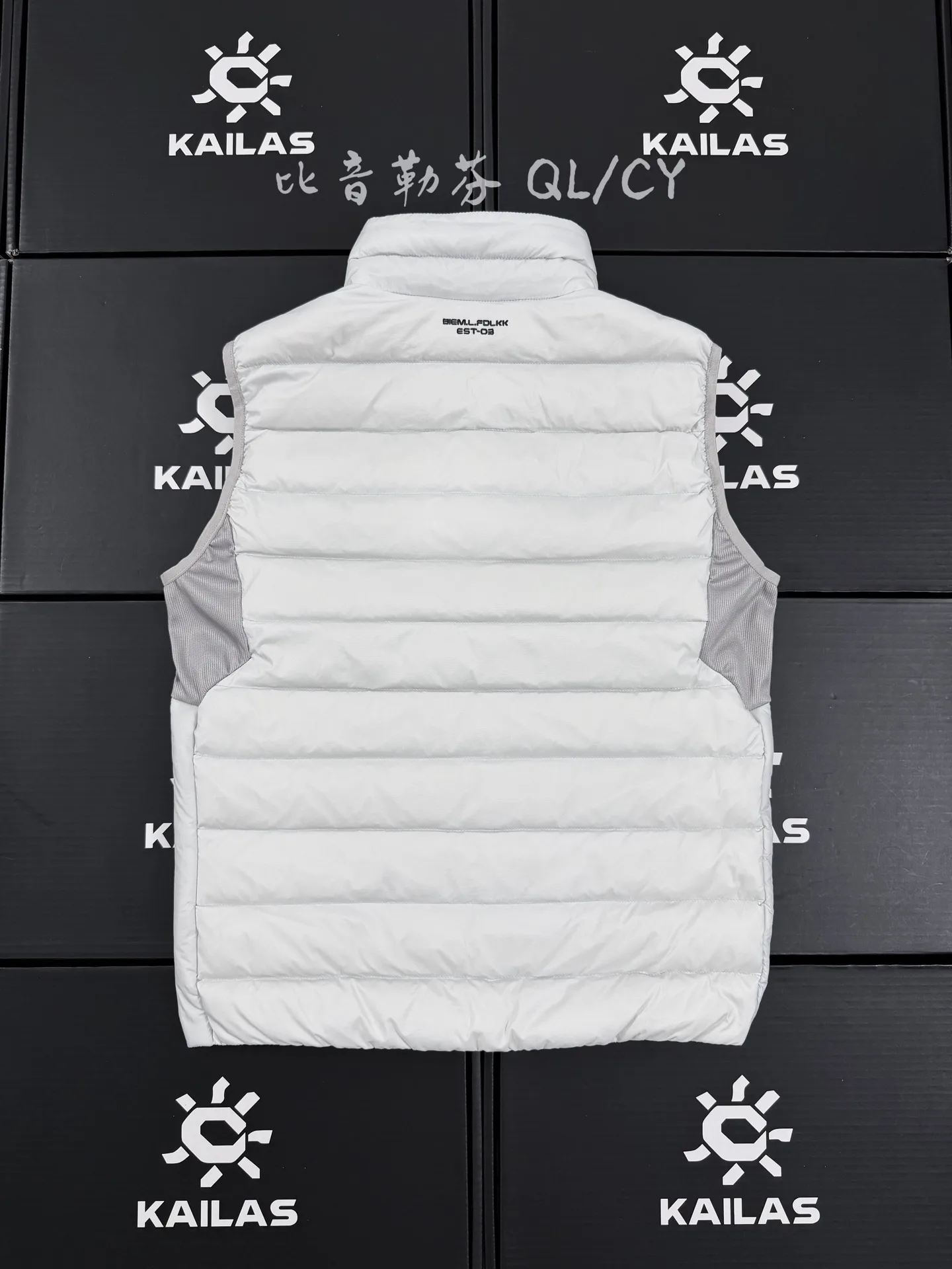 Lightweight Quilted Goose Down Gilet D34019654 — view 2