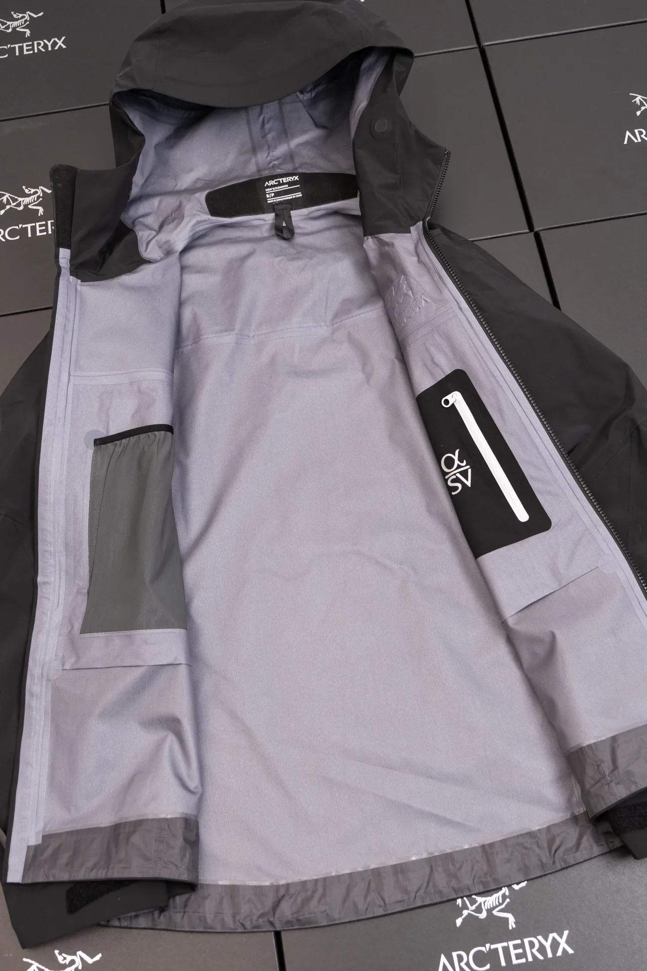 Alpha SV GORE-TEX Hooded Shell Jacket D34019494 — view 3