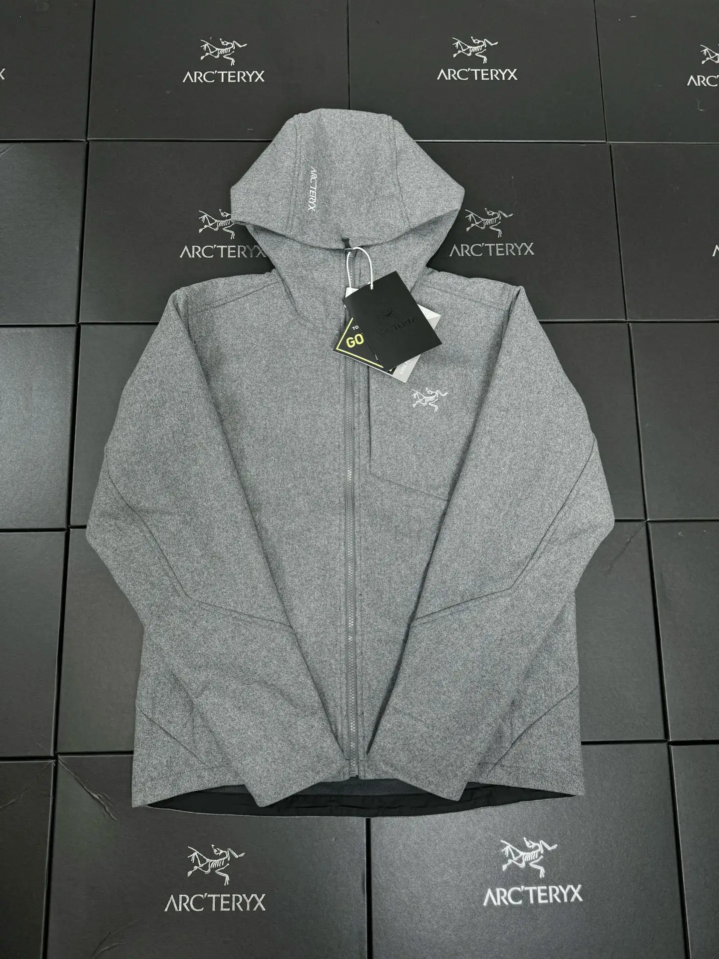 Sawyer Wool Hooded Softshell Jacket D35019342 — view 2