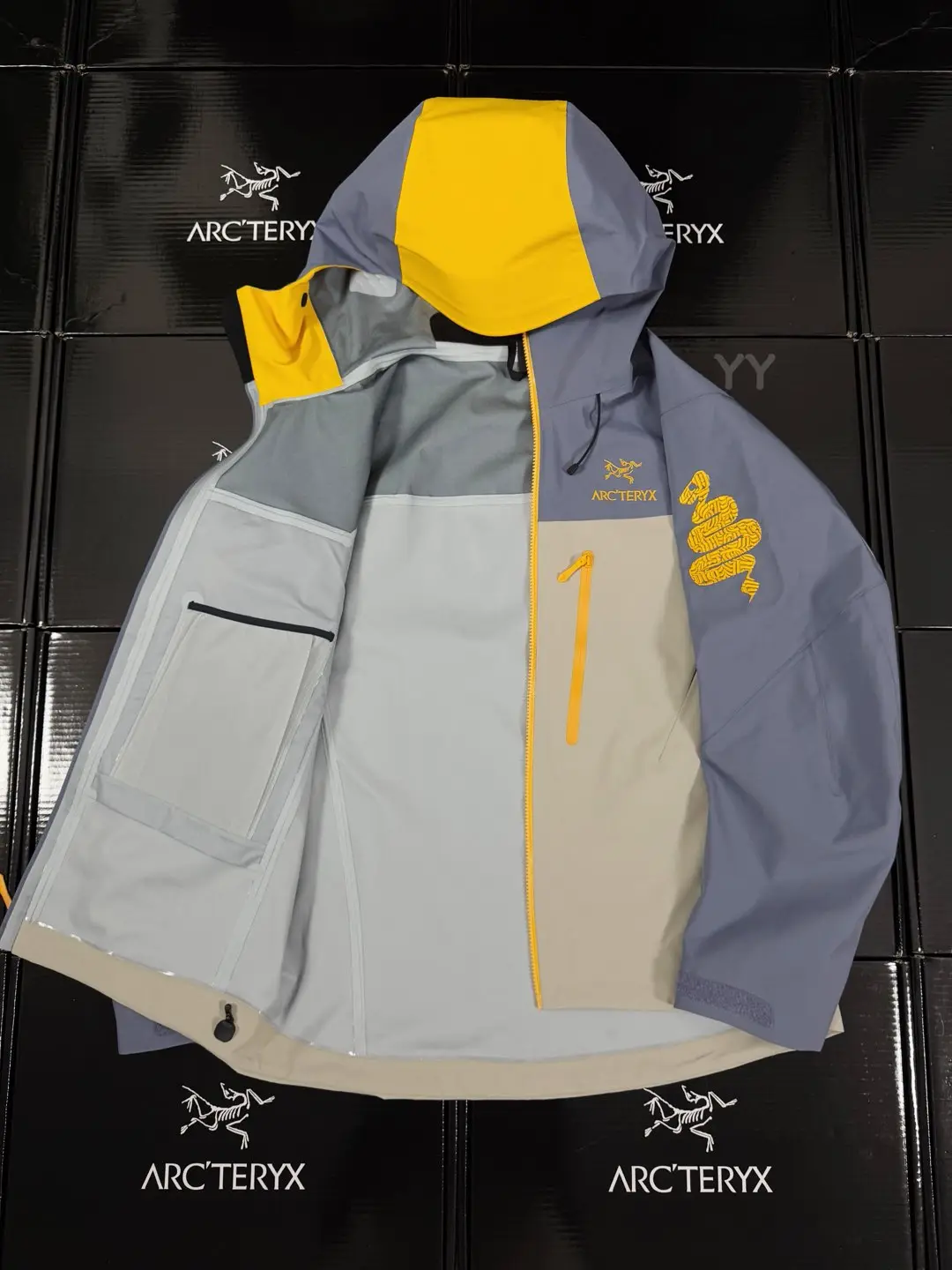 Alpha SV Lunar New Year Year of the Snake Hardshell Jacket D35019312 — view 3