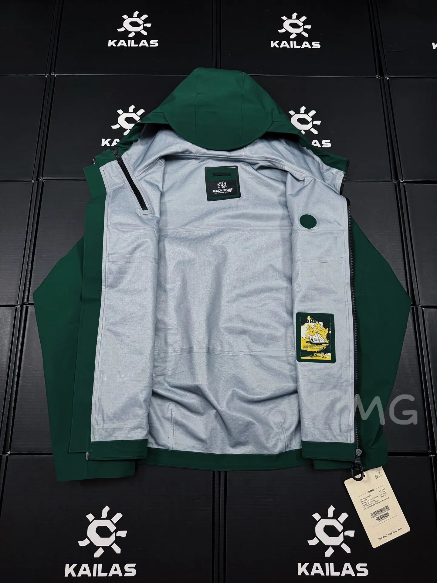 KOLON SPORT GORE-TEX Hooded Shell Jacket D36019350 — view 8