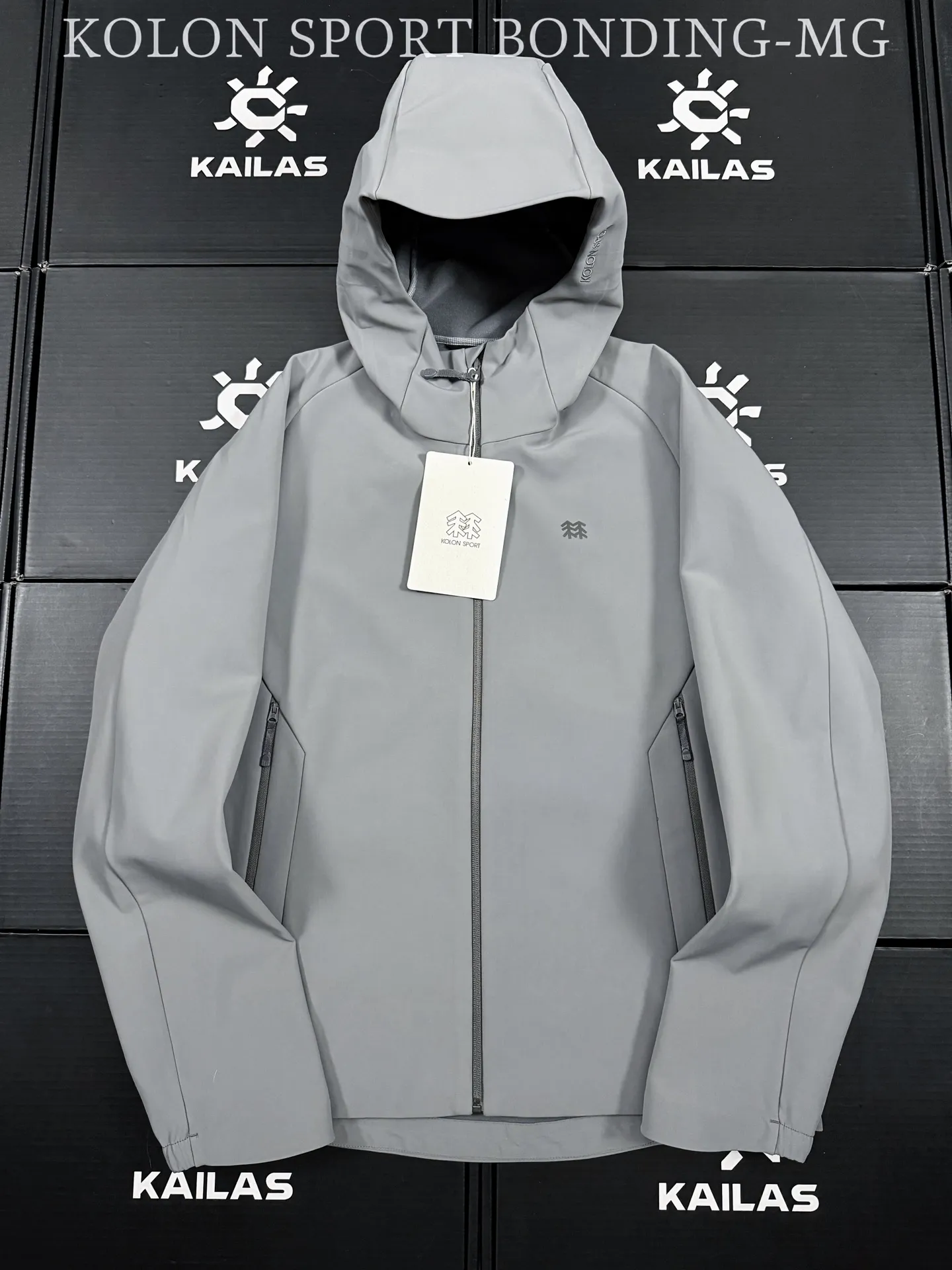 Kolon Sport Hooded Softshell Outdoor Jacket D38019452 — view 2