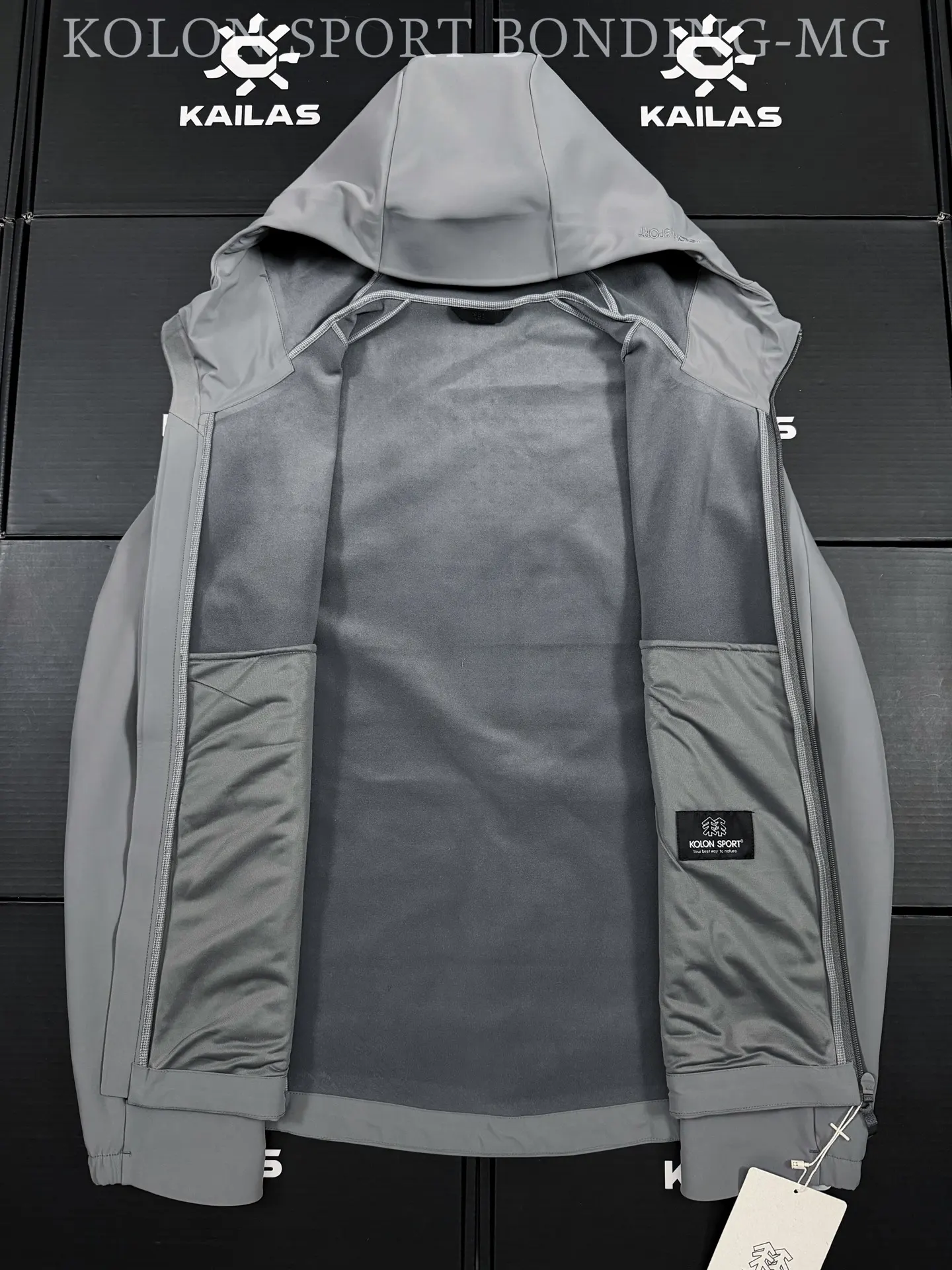 Kolon Sport Hooded Softshell Outdoor Jacket D38019452 — view 8