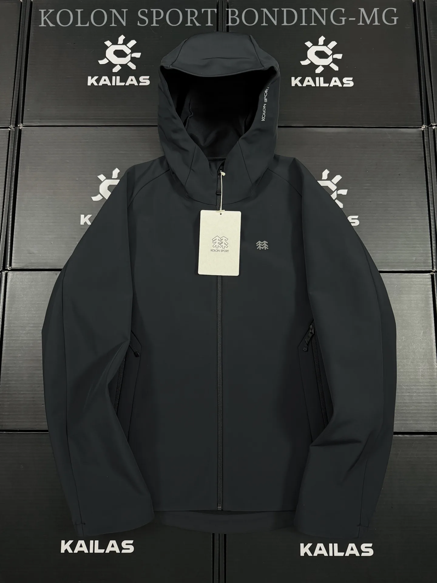 KOLON SPORT Hooded Softshell Outdoor Jacket D38019453 — view 2