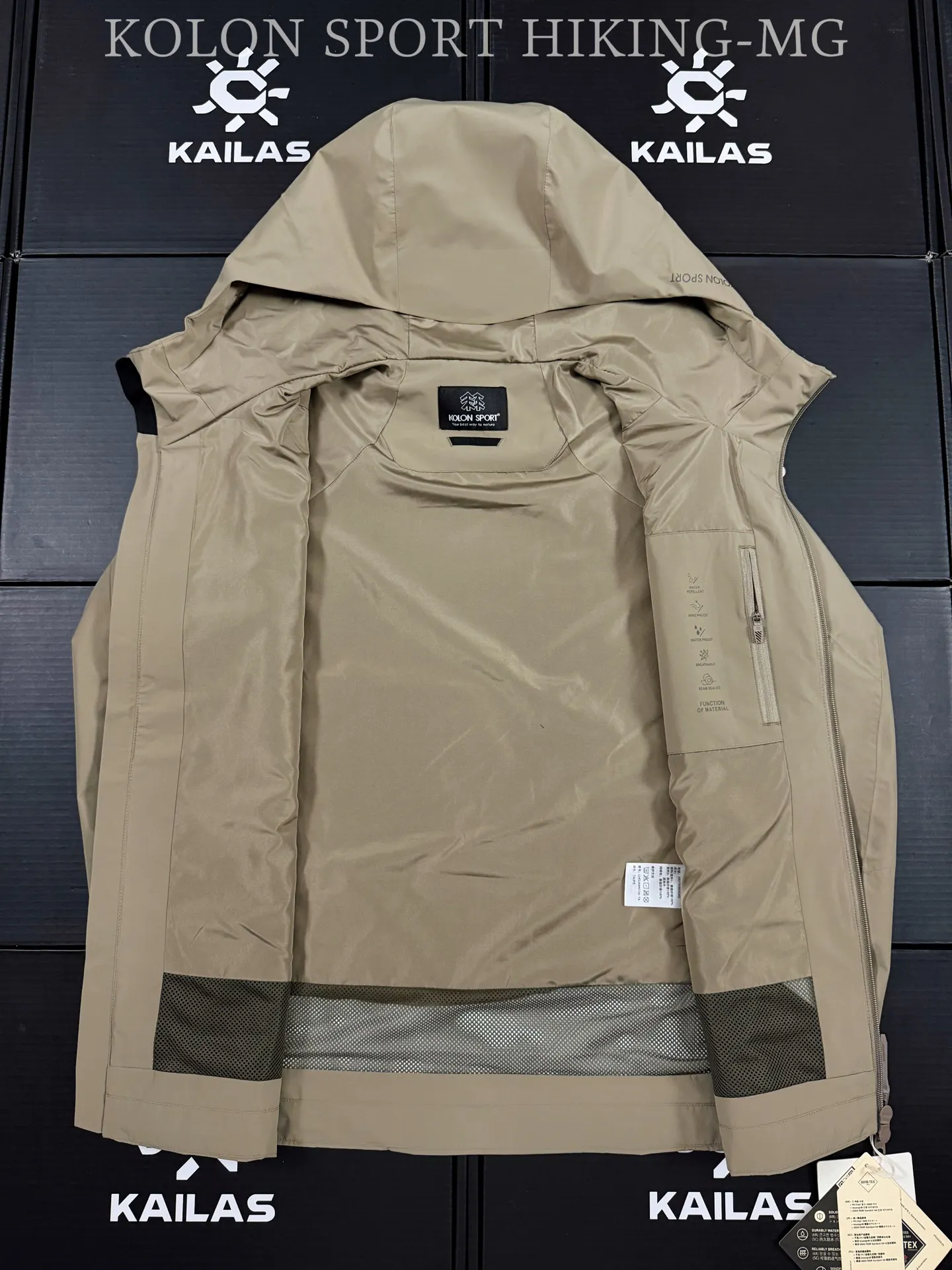 Kolon Sport GORE-TEX 2L Hiking Shell Jacket D38019486 — view 7