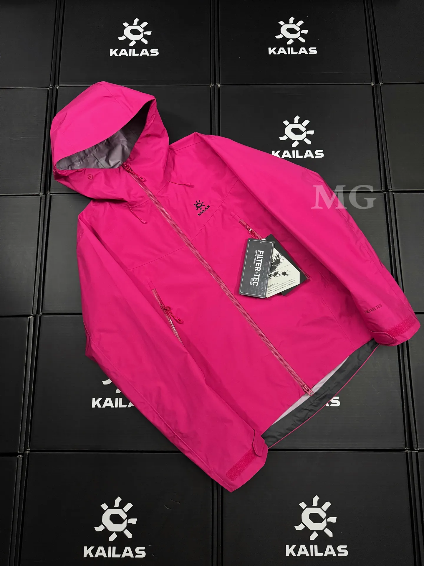 Bogda LT Waterproof Hooded Hardshell Jacket D39019629 — view 2