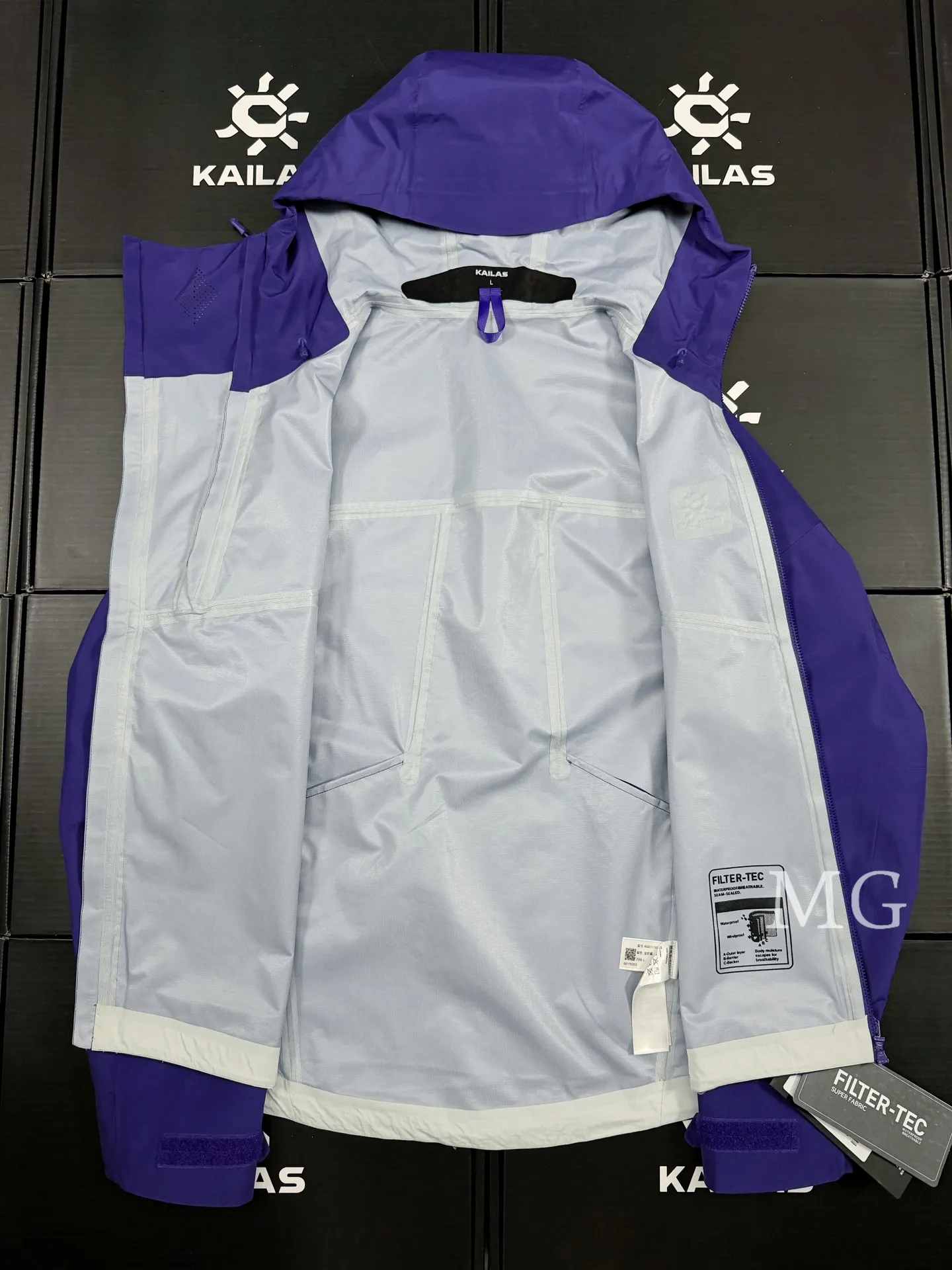 Kailas Filtertec Lightweight Waterproof Shell Jacket D40019454 — view 7