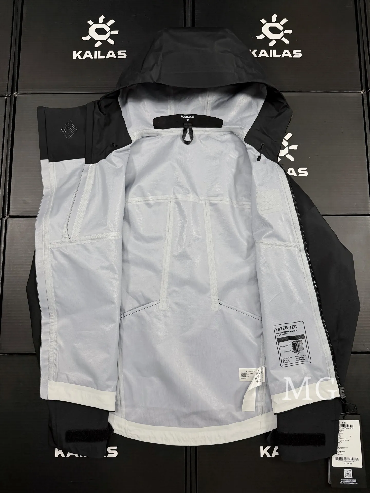 Kailas Filtertec Lightweight Waterproof Shell Jacket D40019457 — view 7