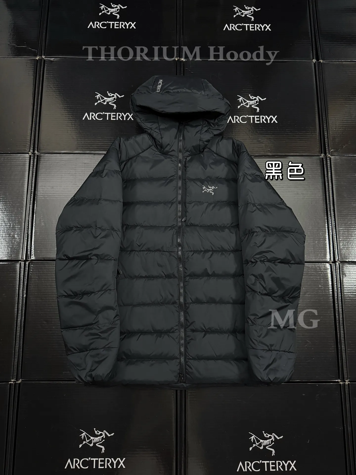 Thorium Hooded Down Puffer Jacket D43019341