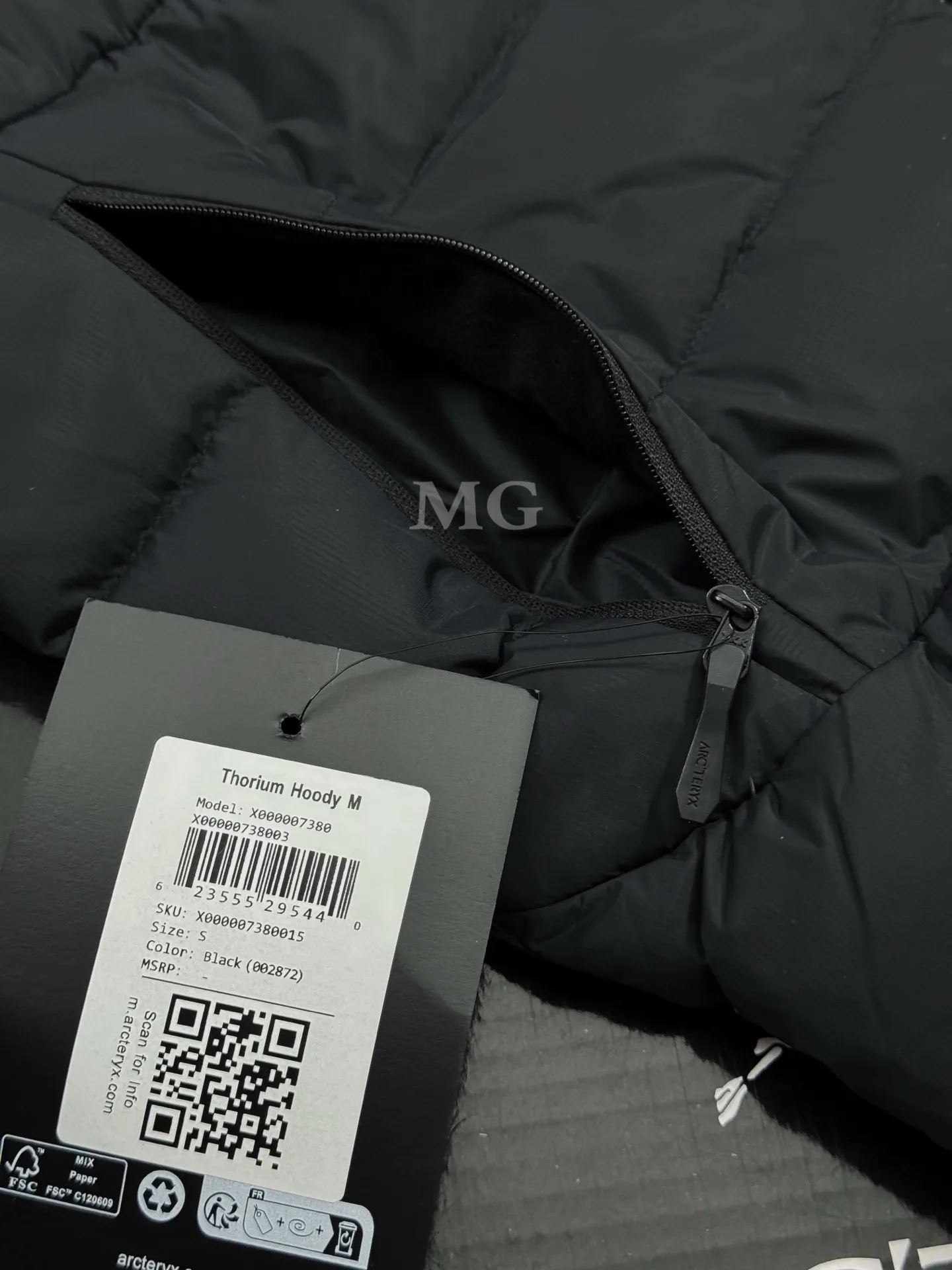 Thorium Hooded Down Puffer Jacket D43019341 — view 5
