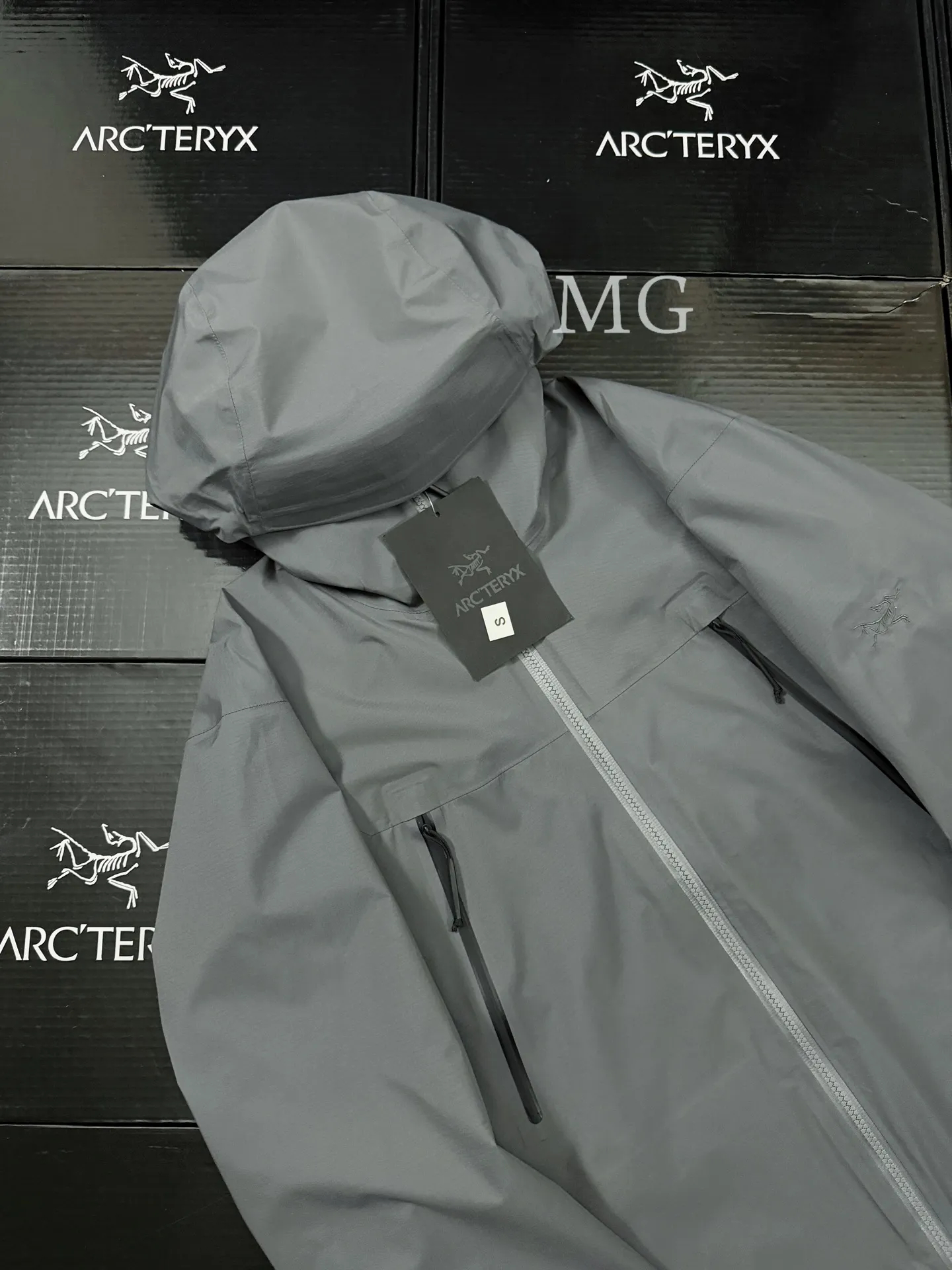 Alpha LT GORE-TEX Hooded Shell Jacket D43019520 — view 3