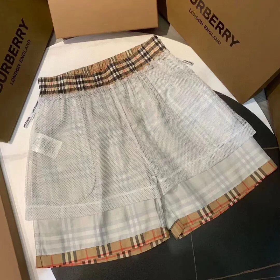 Vintage Check Drawstring Swim Shorts D10515876 — view 2