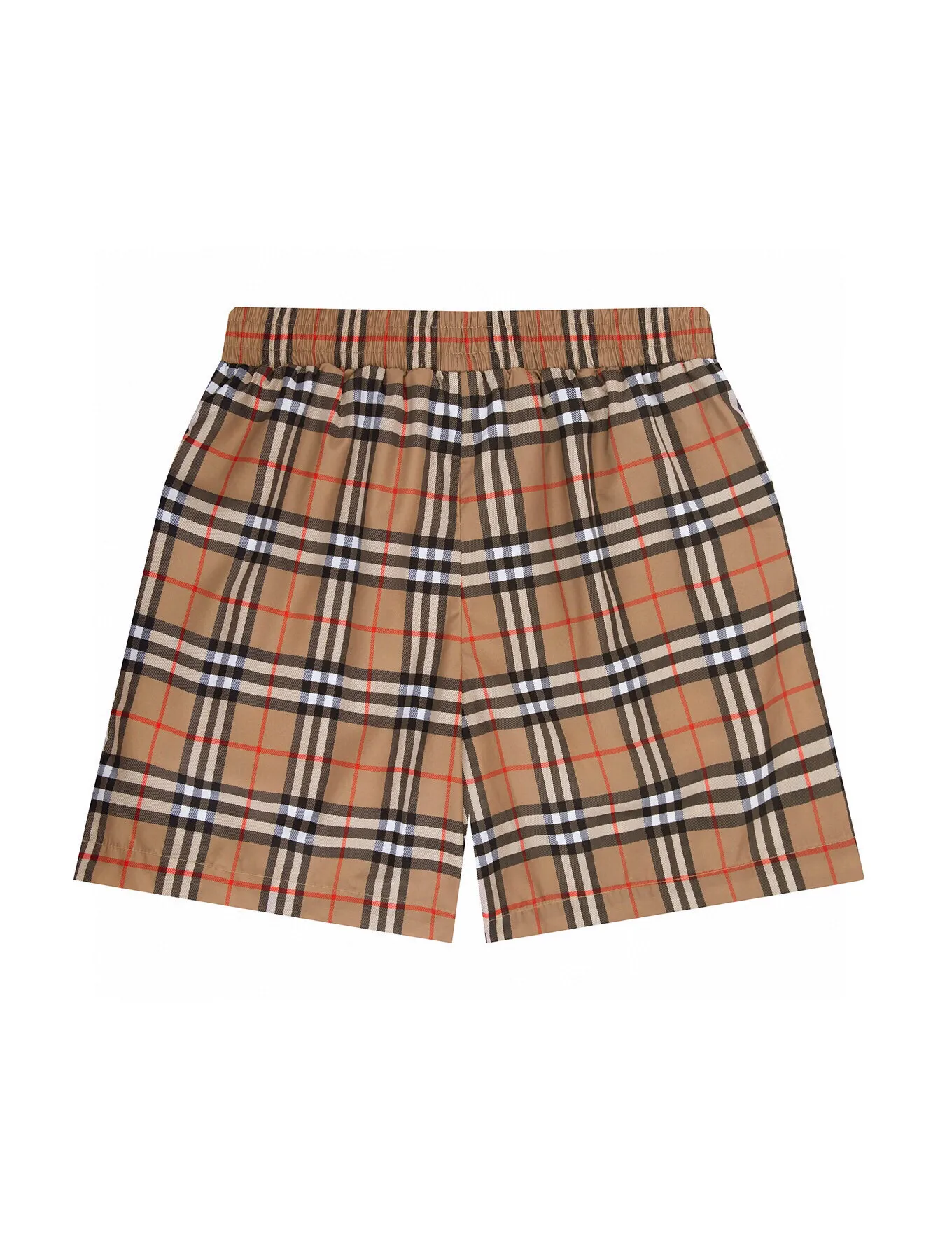 Vintage Check Drawstring Swim Shorts D10515876 — view 3