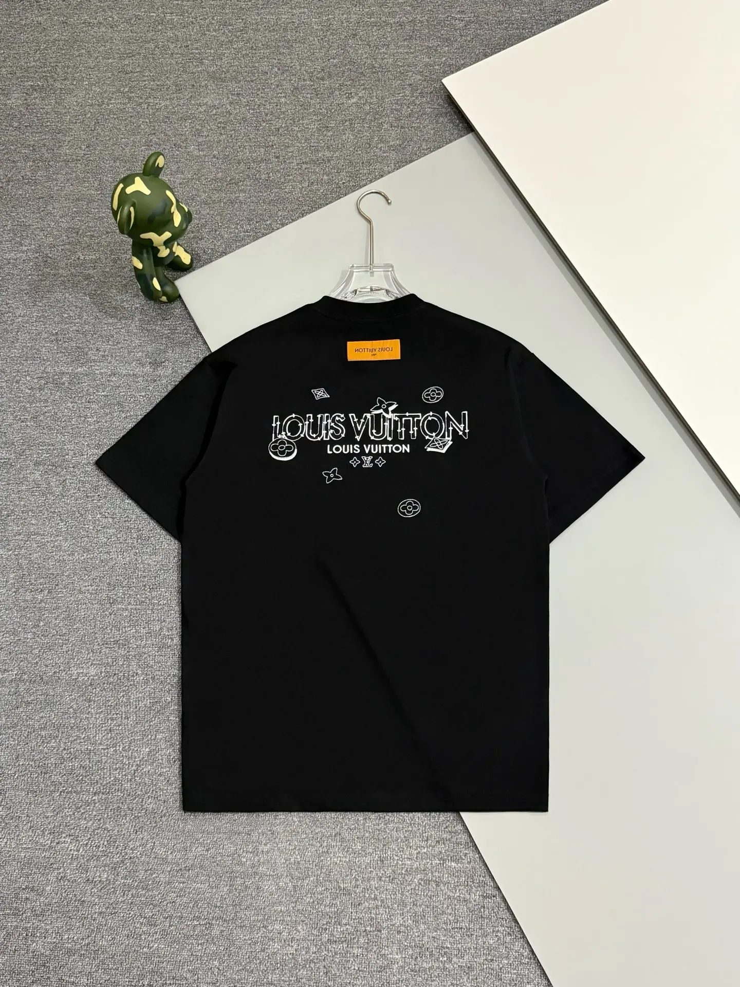 Embroidered Logo Cotton T-Shirt D13513080 — view 2
