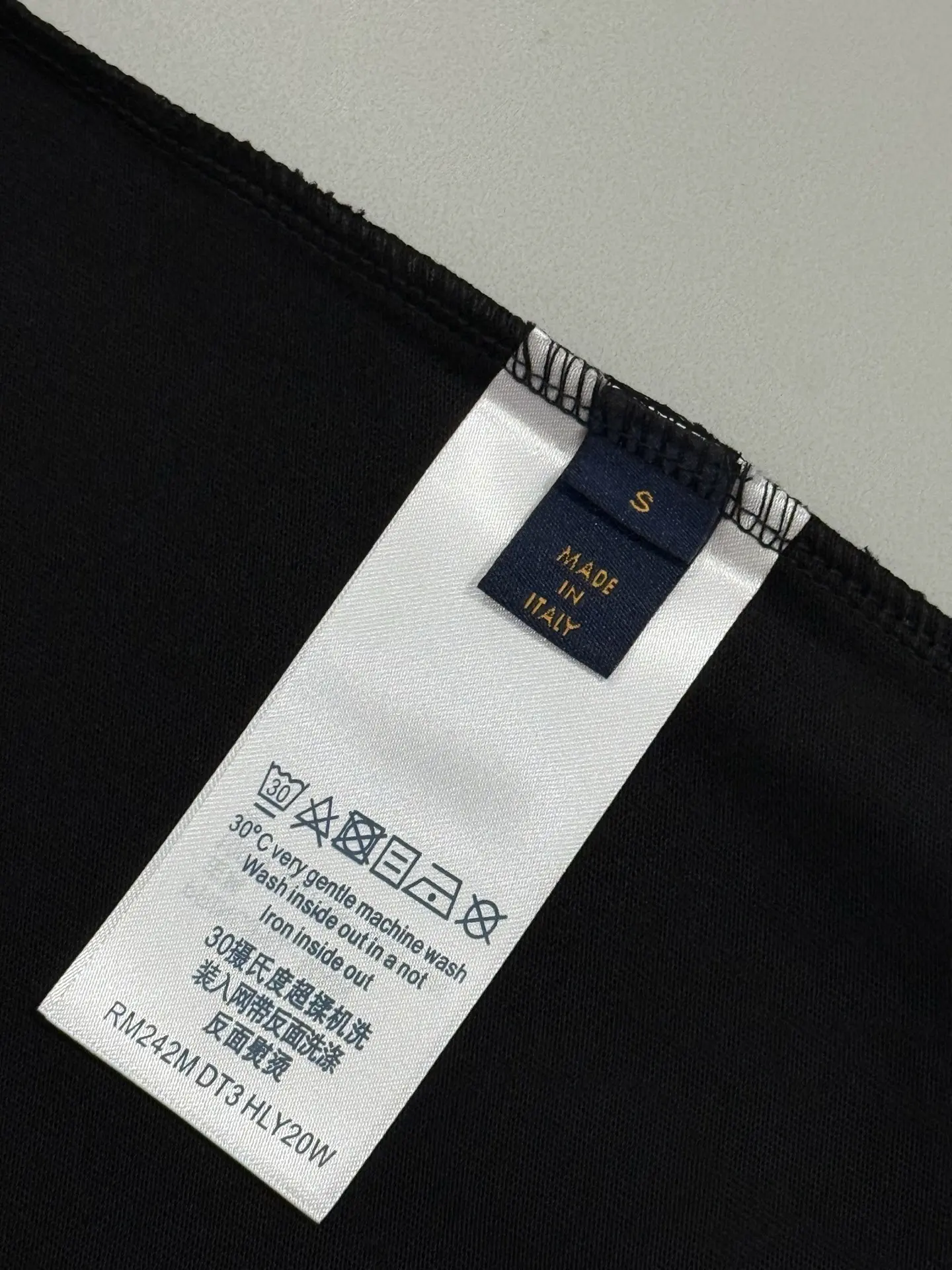 Embroidered Logo Cotton T-Shirt D13513080 — view 8