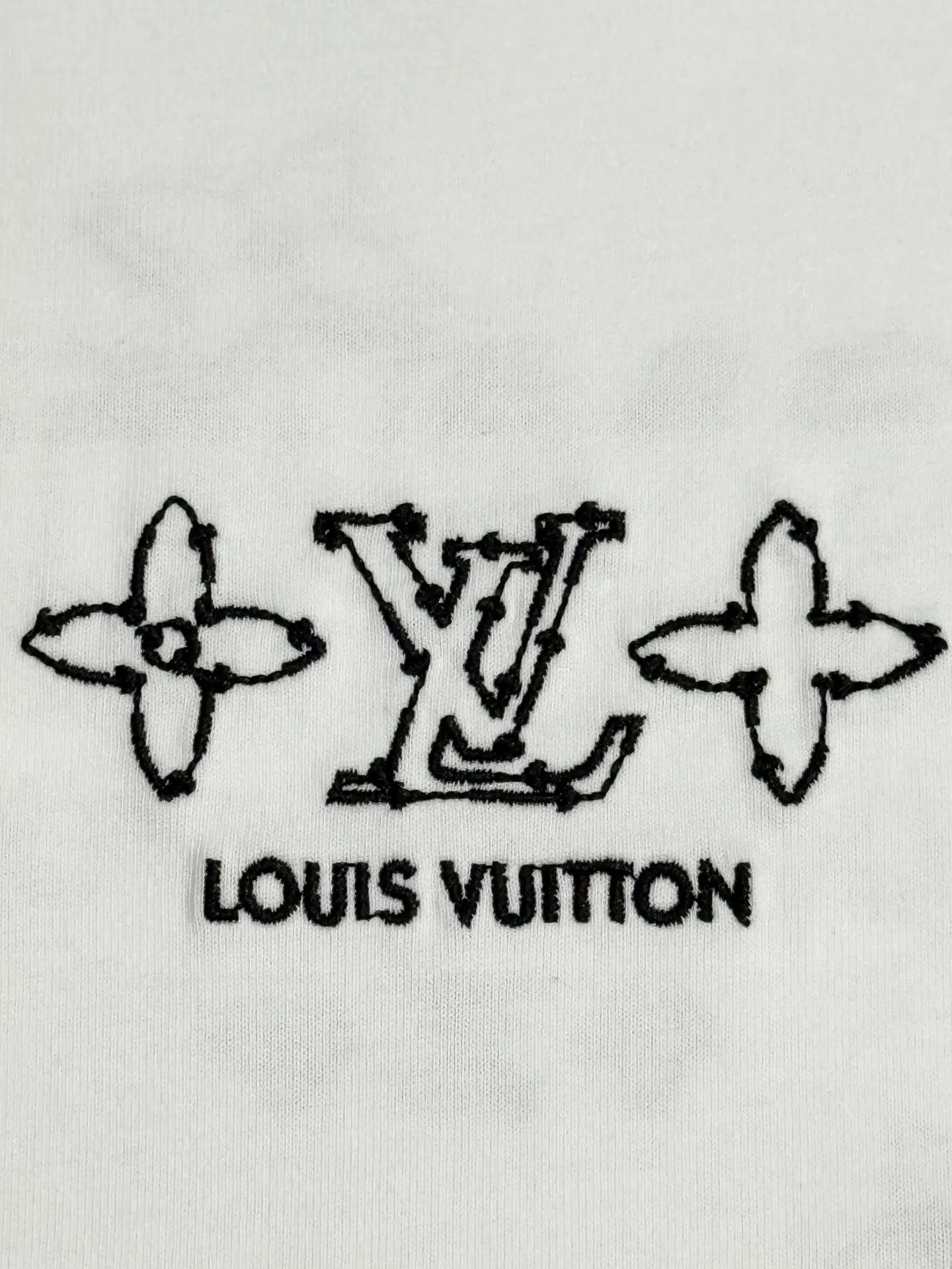 Embroidered Logo Cotton T-Shirt D13513079 — view 4