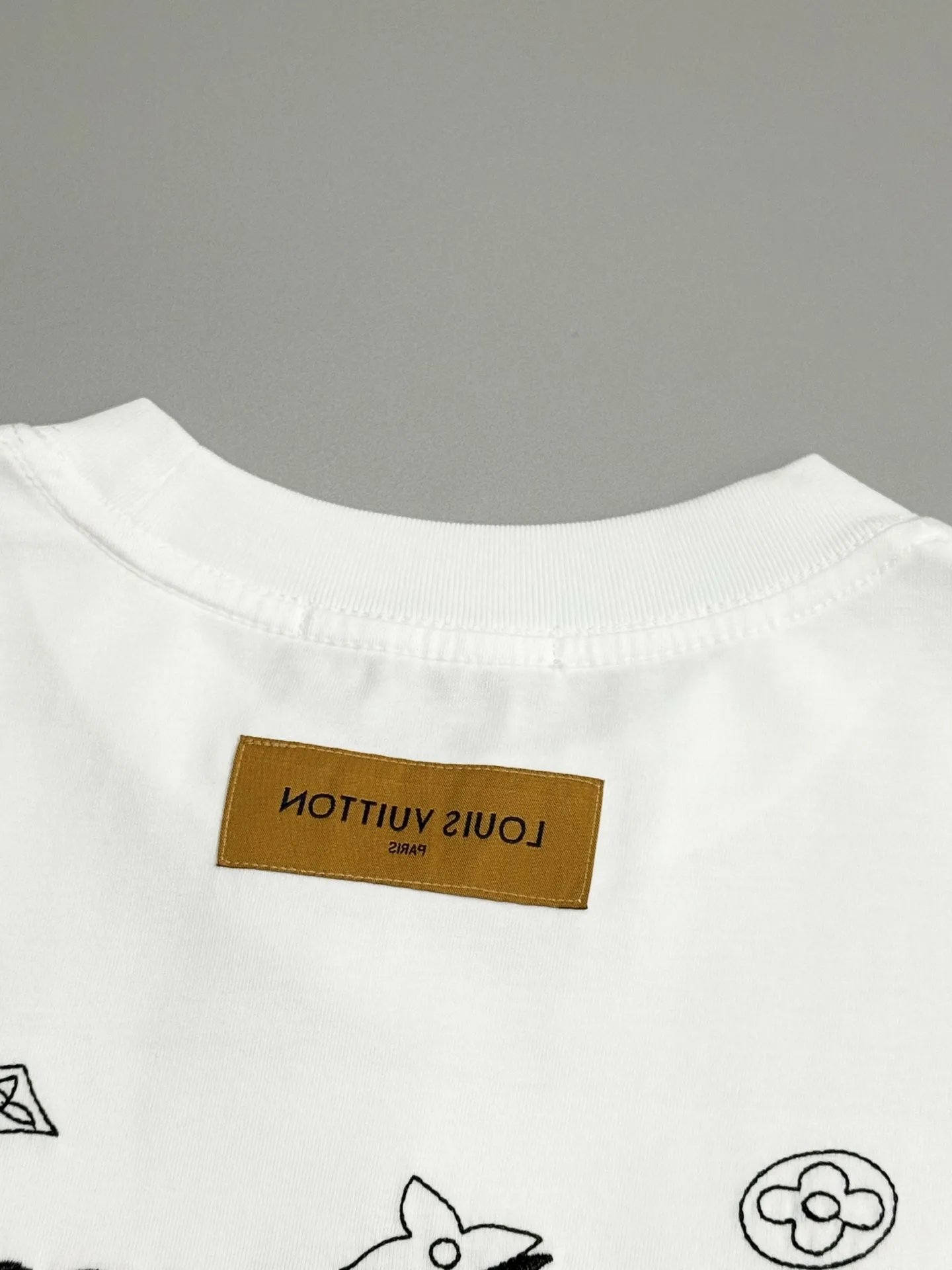 Embroidered Logo Cotton T-Shirt D13513079 — view 6