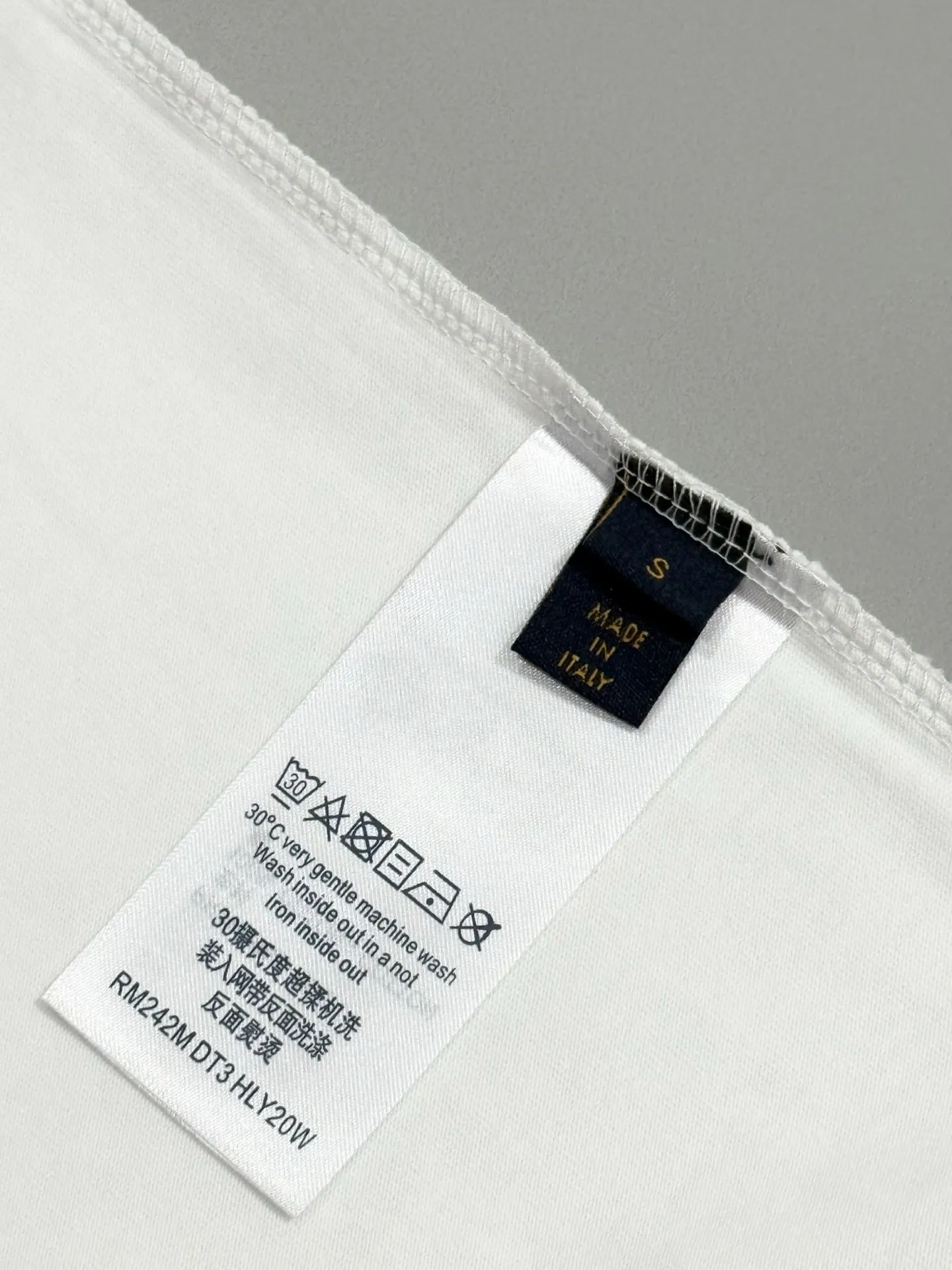 Embroidered Logo Cotton T-Shirt D13513079 — view 8