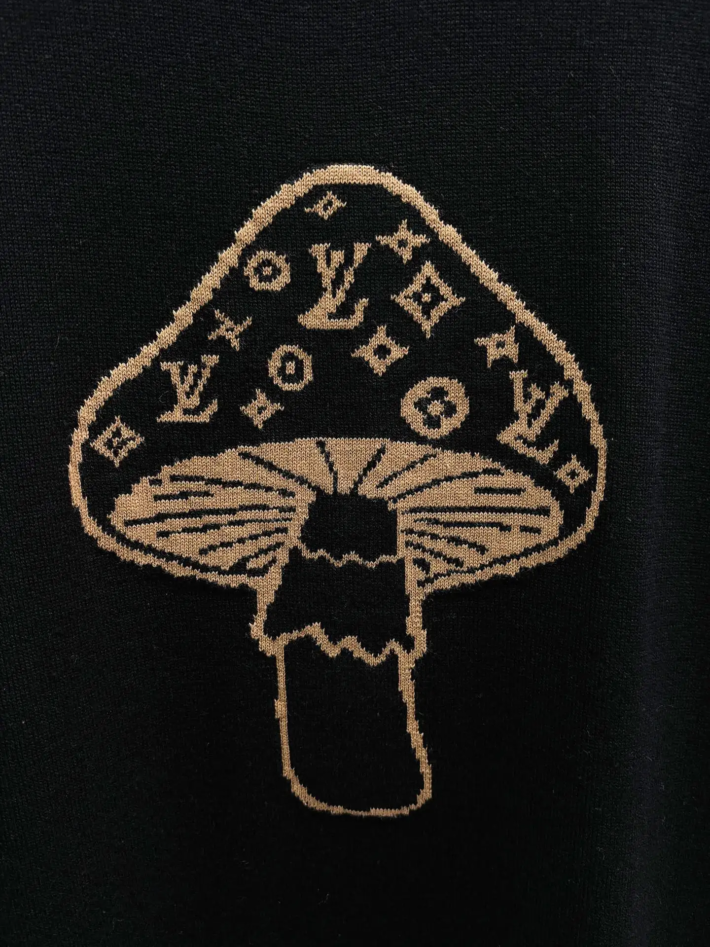 Mushroom Monogram Jacquard T-Shirt D18013921 — view 3
