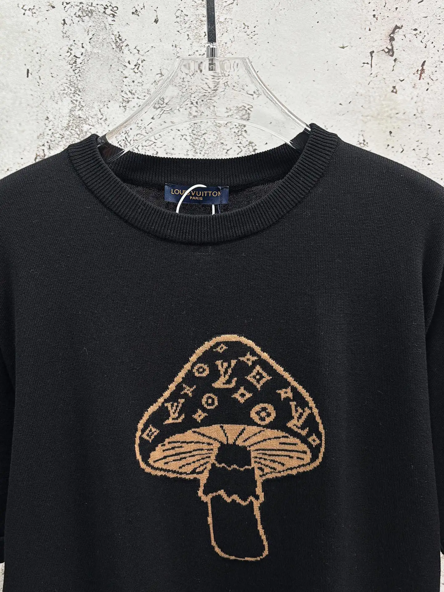 Mushroom Monogram Jacquard T-Shirt D18013921 — view 4