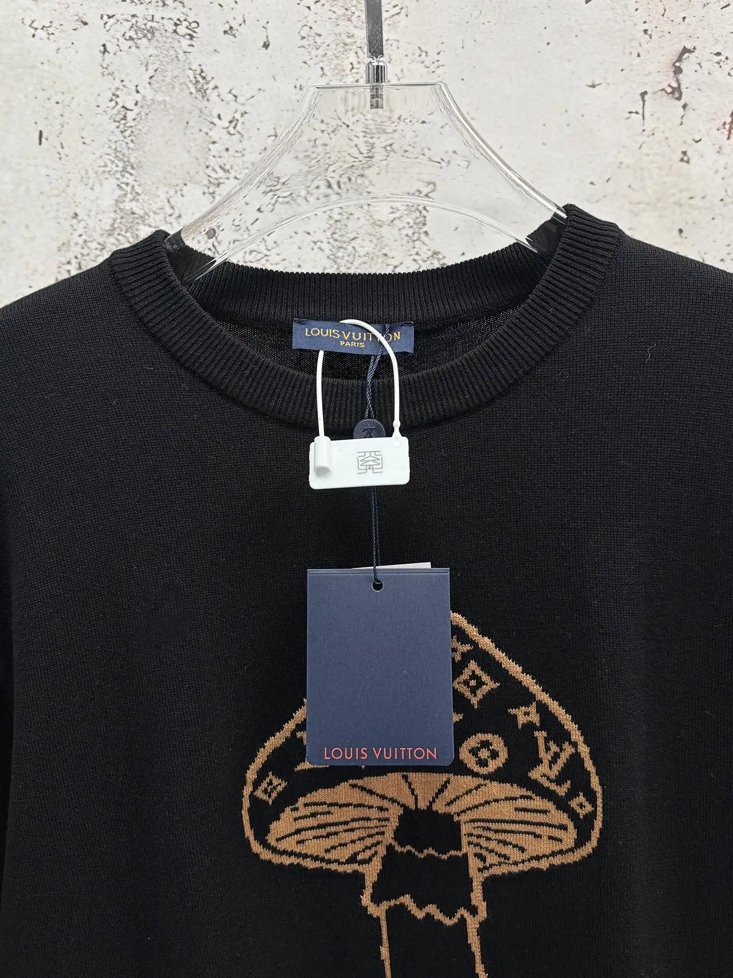 Mushroom Monogram Jacquard T-Shirt D18013921 — view 6