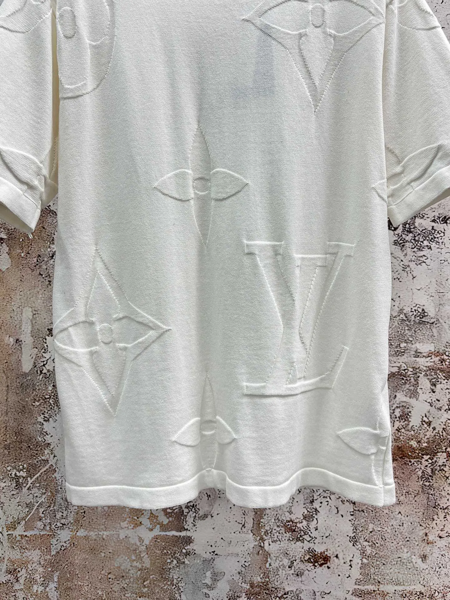 Monogram Jacquard Knit T-Shirt D18013926 — view 4
