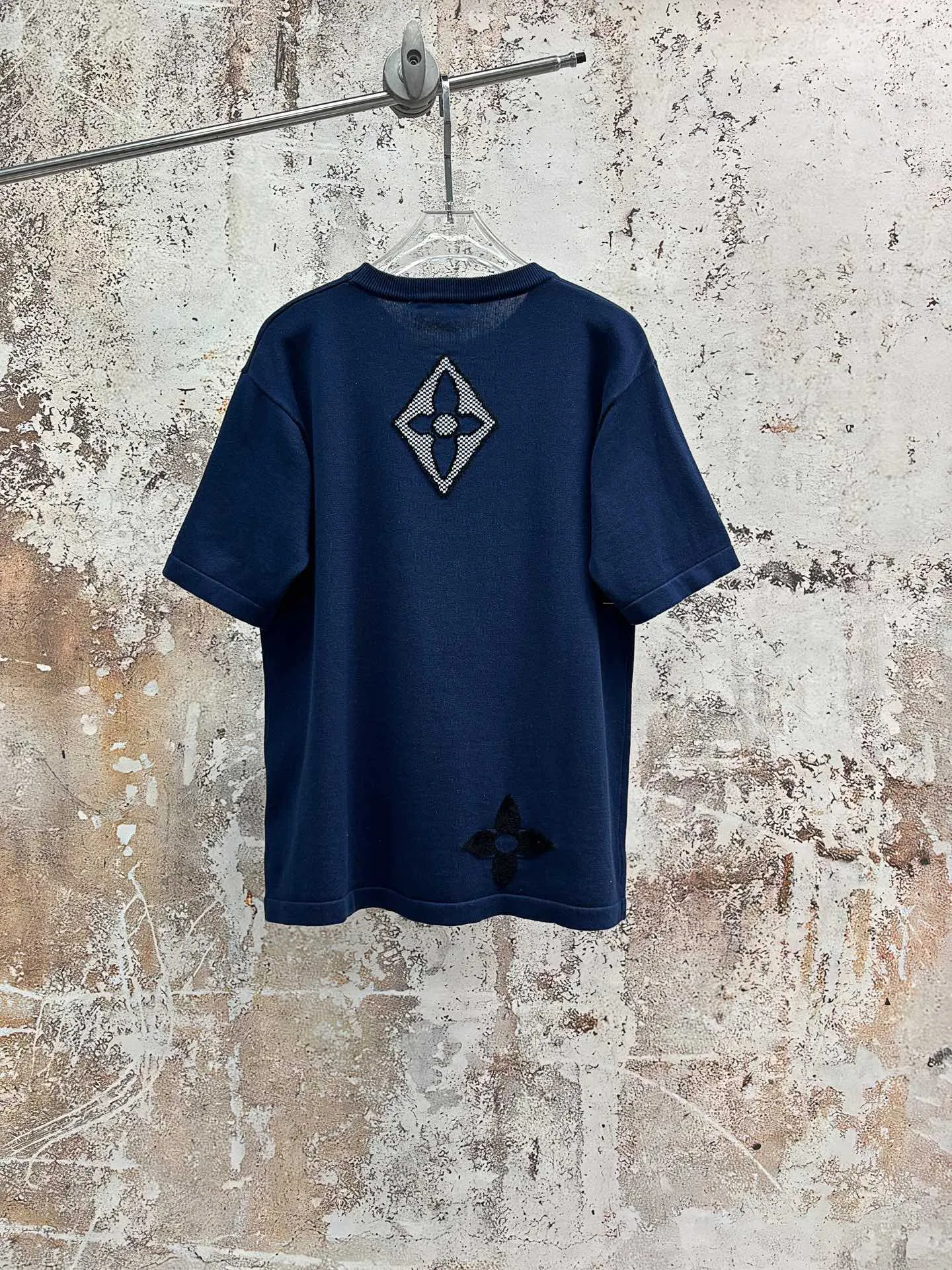 Monogram Jacquard Cotton Knit T-Shirt D18513920 — view 2