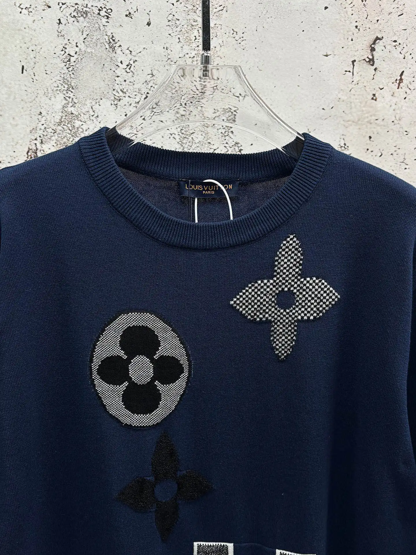 Monogram Jacquard Cotton Knit T-Shirt D18513920 — view 5