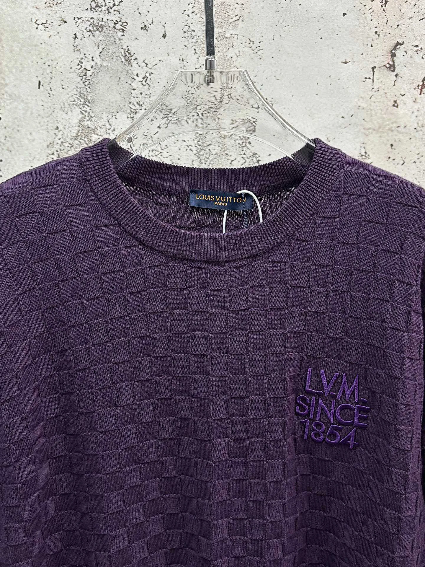 Damier Jacquard Cotton T-Shirt D18513923 — view 3