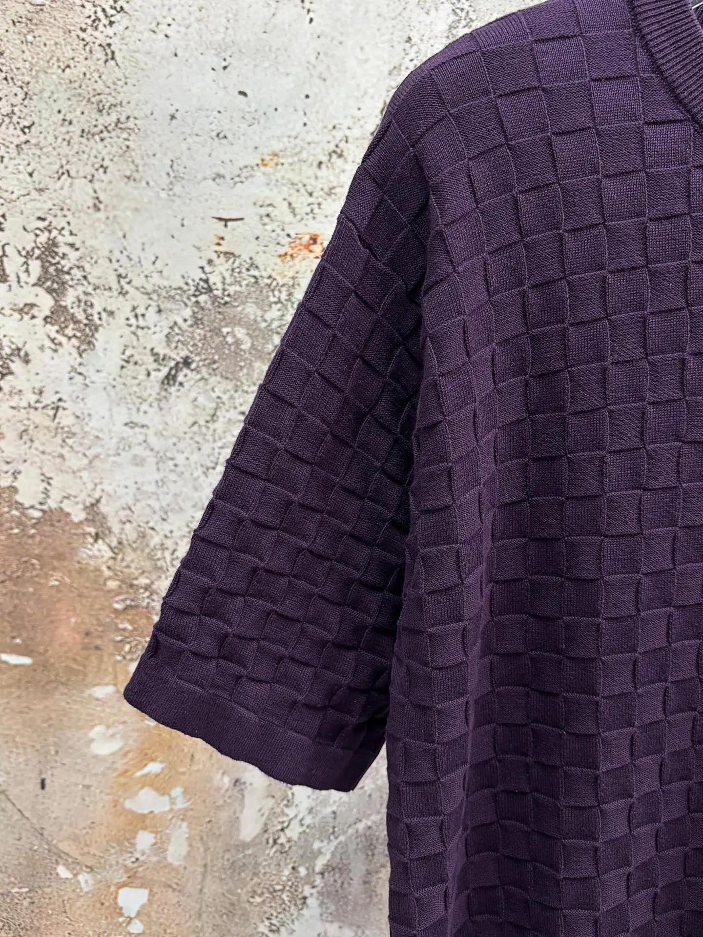 Damier Jacquard Cotton T-Shirt D18513923 — view 7