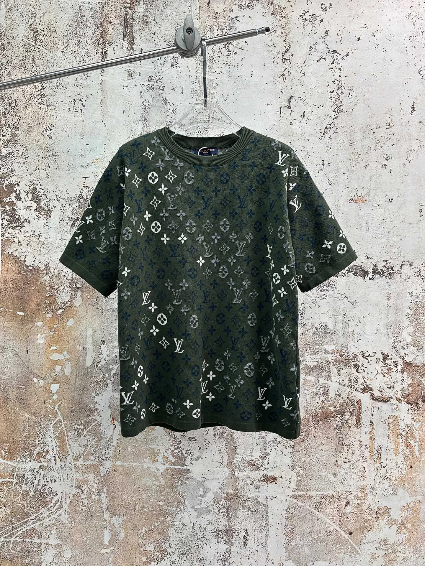 Monogram Jacquard Knit T-Shirt D19013916