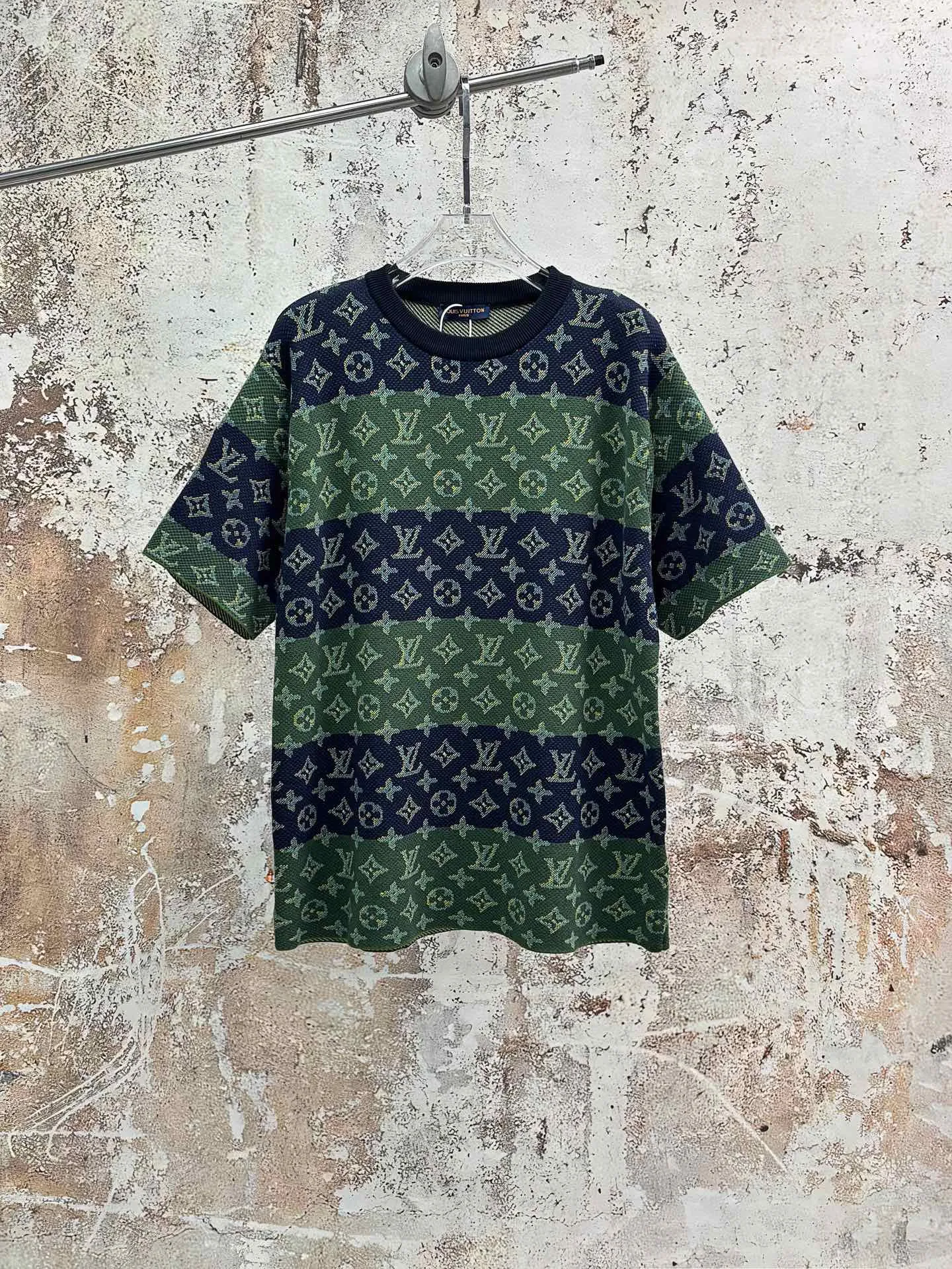 Monogram Striped Cotton T-Shirt D19013919