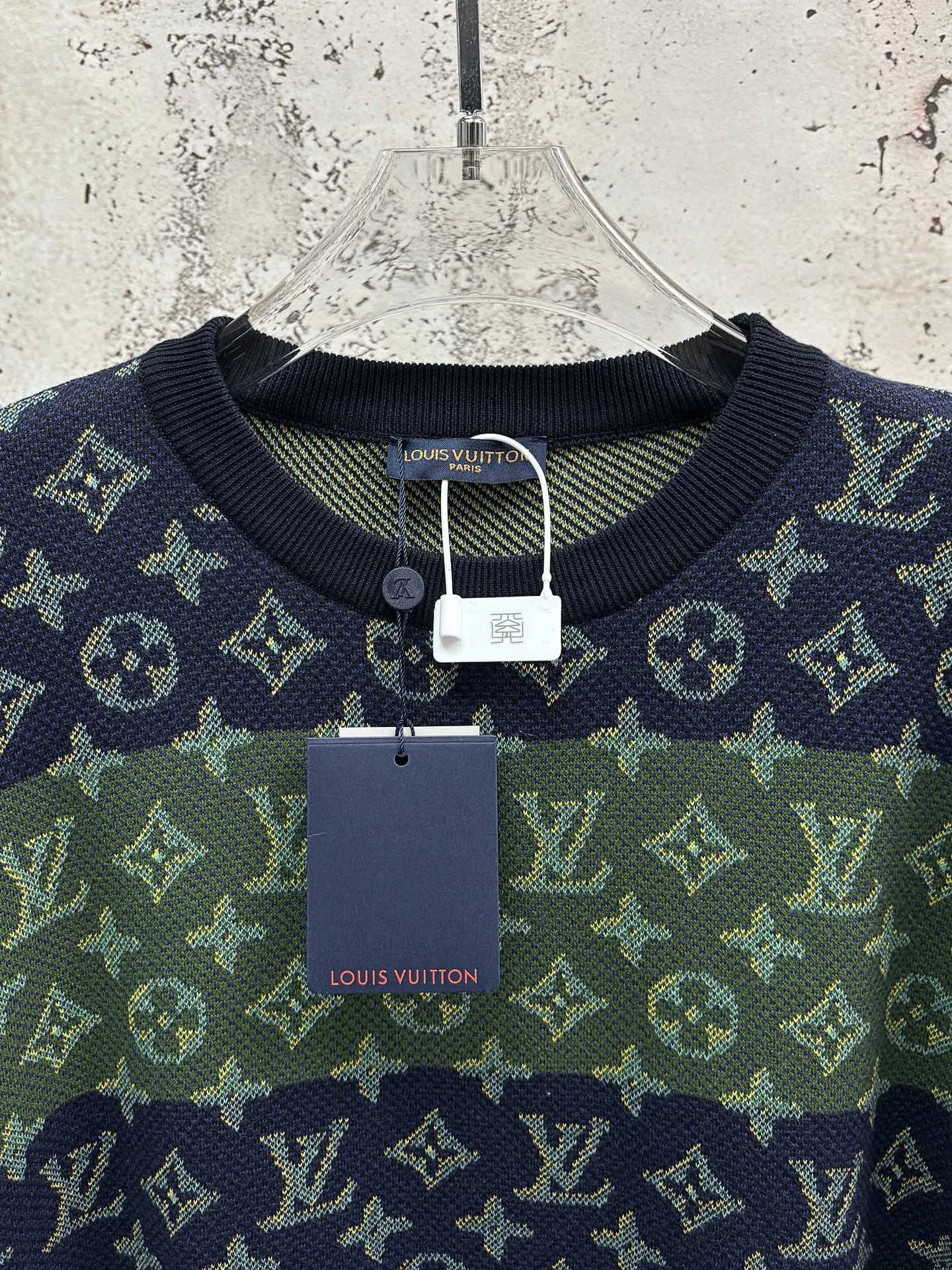 Monogram Striped Cotton T-Shirt D19013919 — view 6