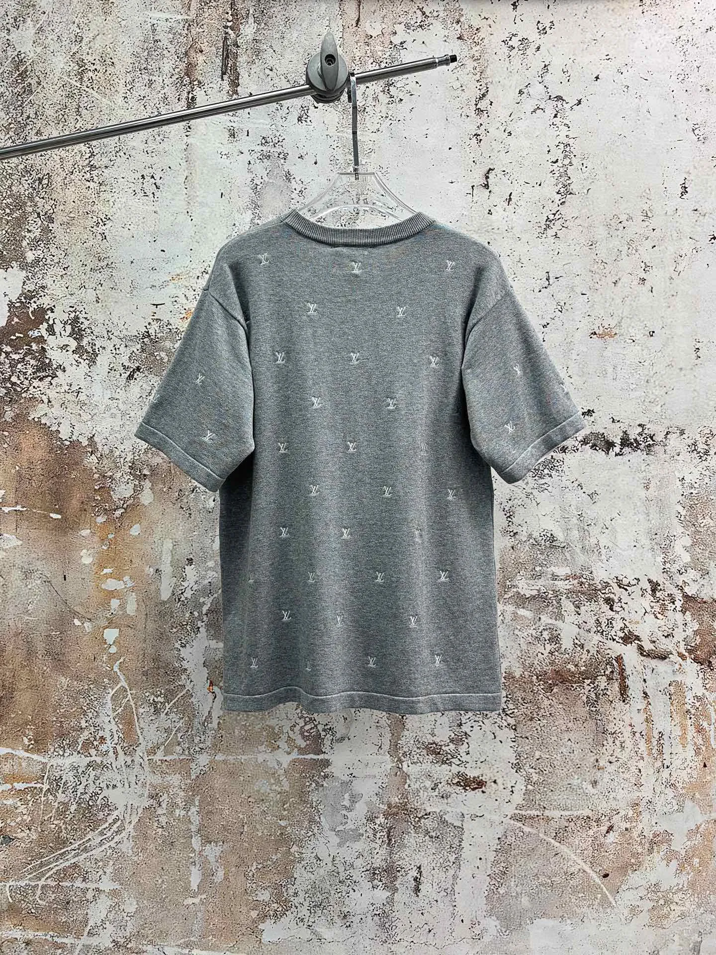 Monogram Embroidered Cotton T-Shirt D19513924 — view 2
