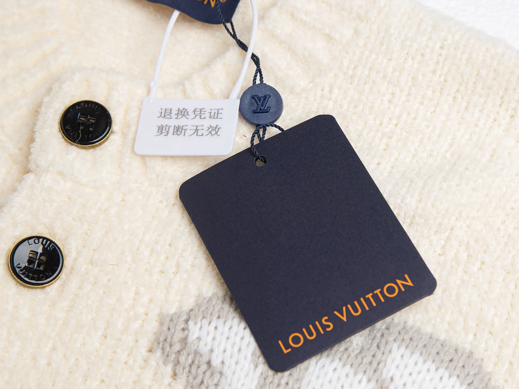 Logo Intarsia Wool-Blend Cardigan D22015980 — view 5