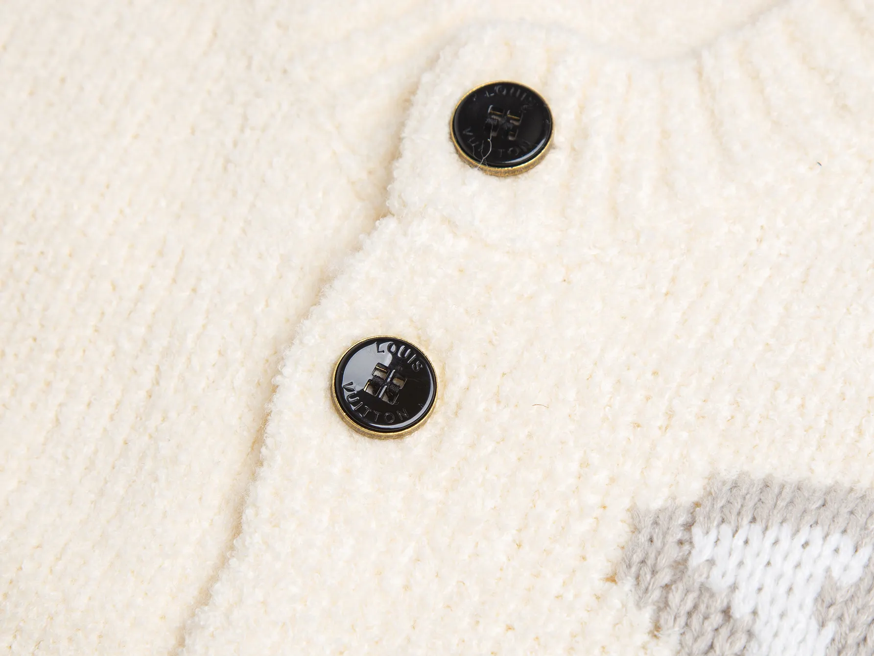 Logo Intarsia Wool-Blend Cardigan D22015980 — view 6
