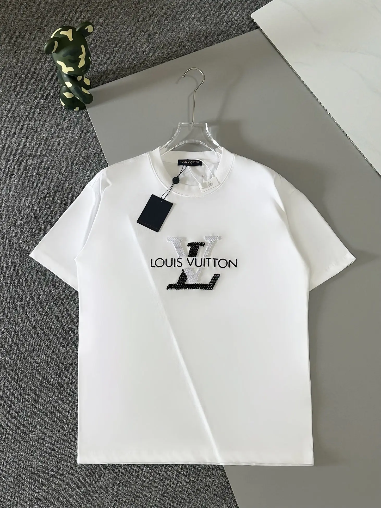 Embroidered Logo Cotton T-Shirt D13513266