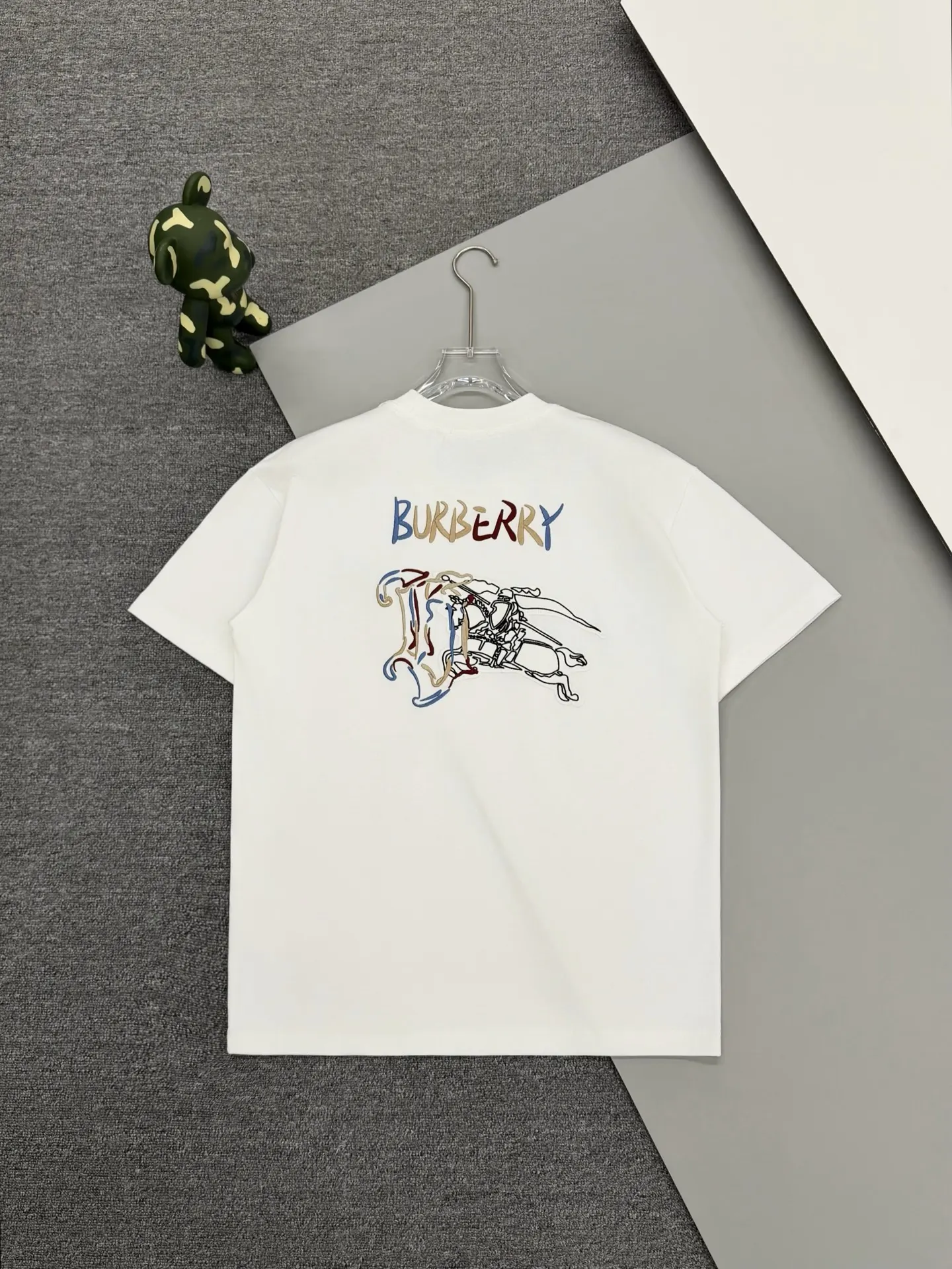 Embroidered EKD Logo Cotton T-Shirt D13513376 — view 2