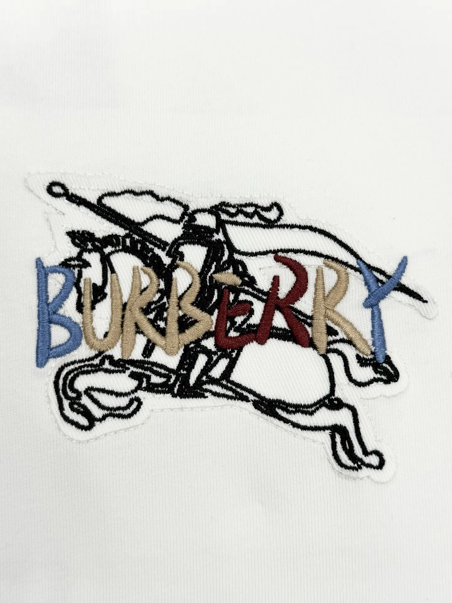 Embroidered EKD Logo Cotton T-Shirt D13513376 — view 4