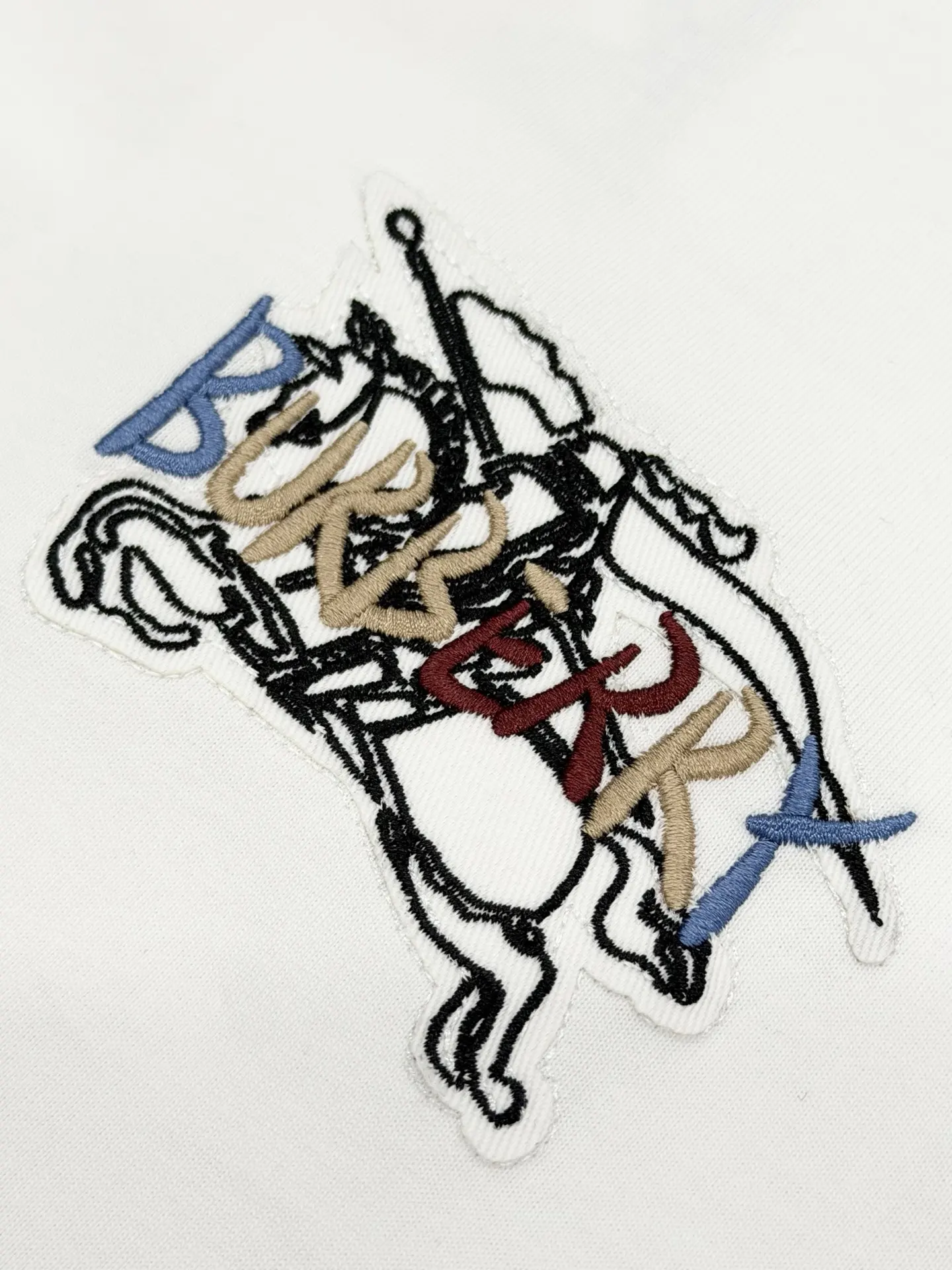 Embroidered EKD Logo Cotton T-Shirt D13513376 — view 5