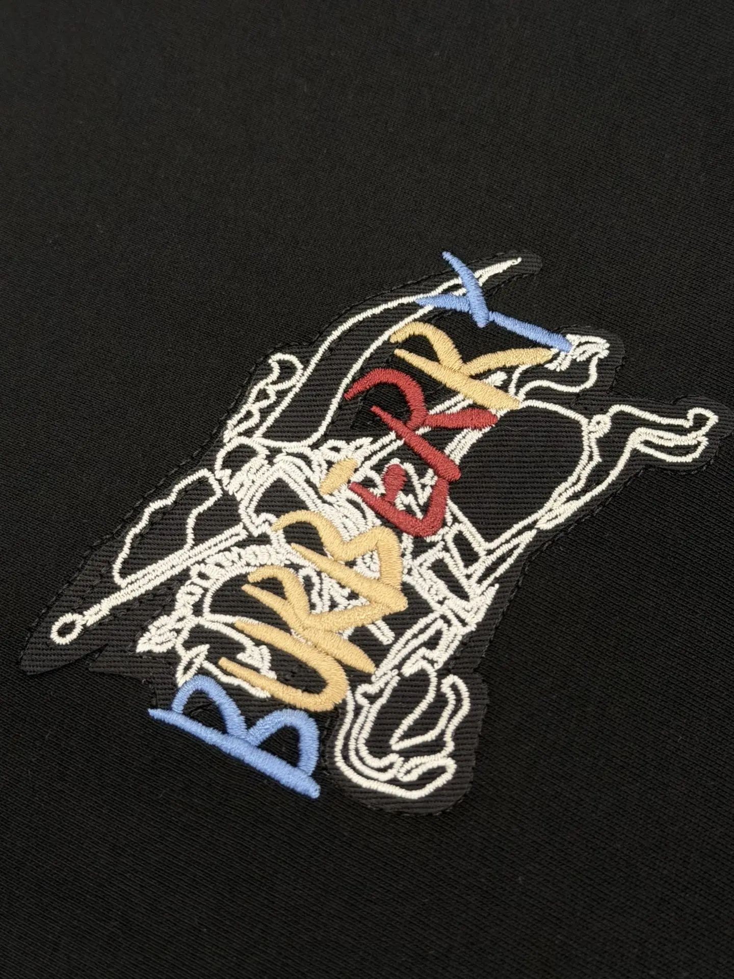 Embroidered Rainbow Equestrian Knight T-Shirt D13513377 — view 5